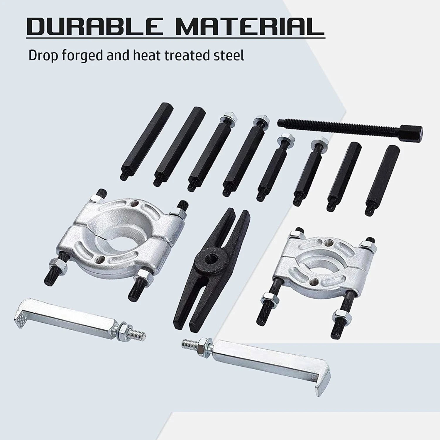 14Pcs Bearing Puller Set,5 Ton Capacity Bearing Separator Tool Kit 2″ and 3″ Jaw