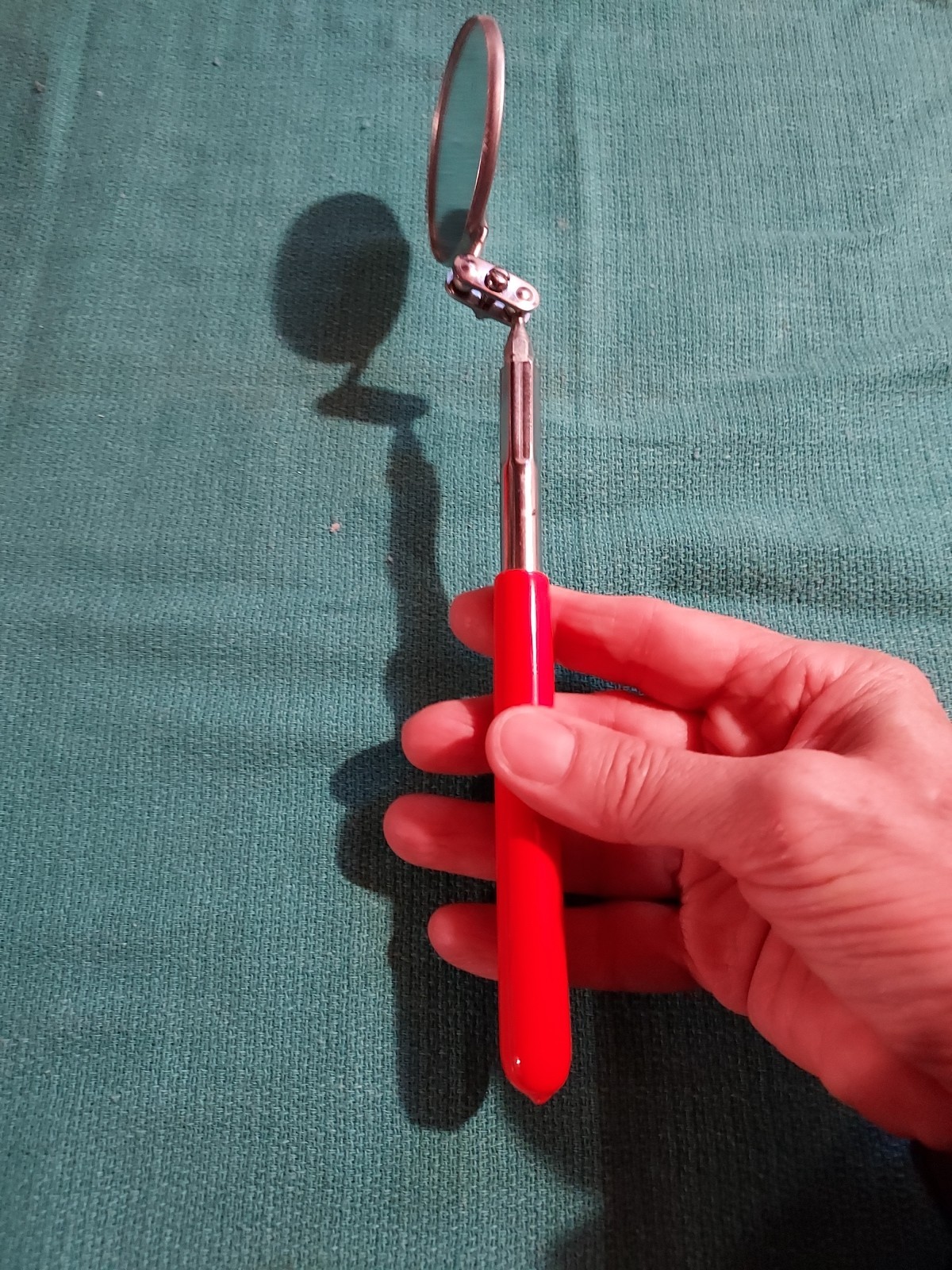 Telescopic Inspection Mirror By Ulman, 2″ Mirror, #C-2, New, USA