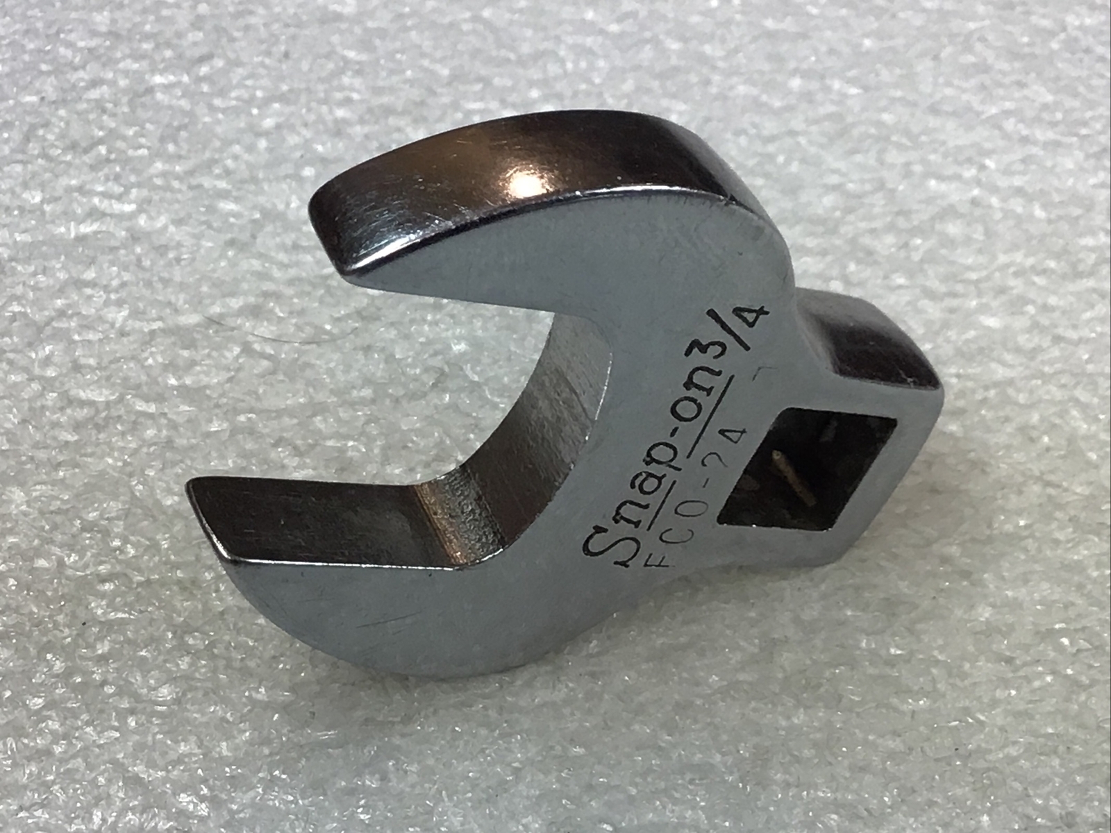 SNAP ON#FCO24 – 3/4”, SAE, 3/8”DR.,OPEN END,CROWFOOT, SOCKET,UNDERLINE LOGO-NICE