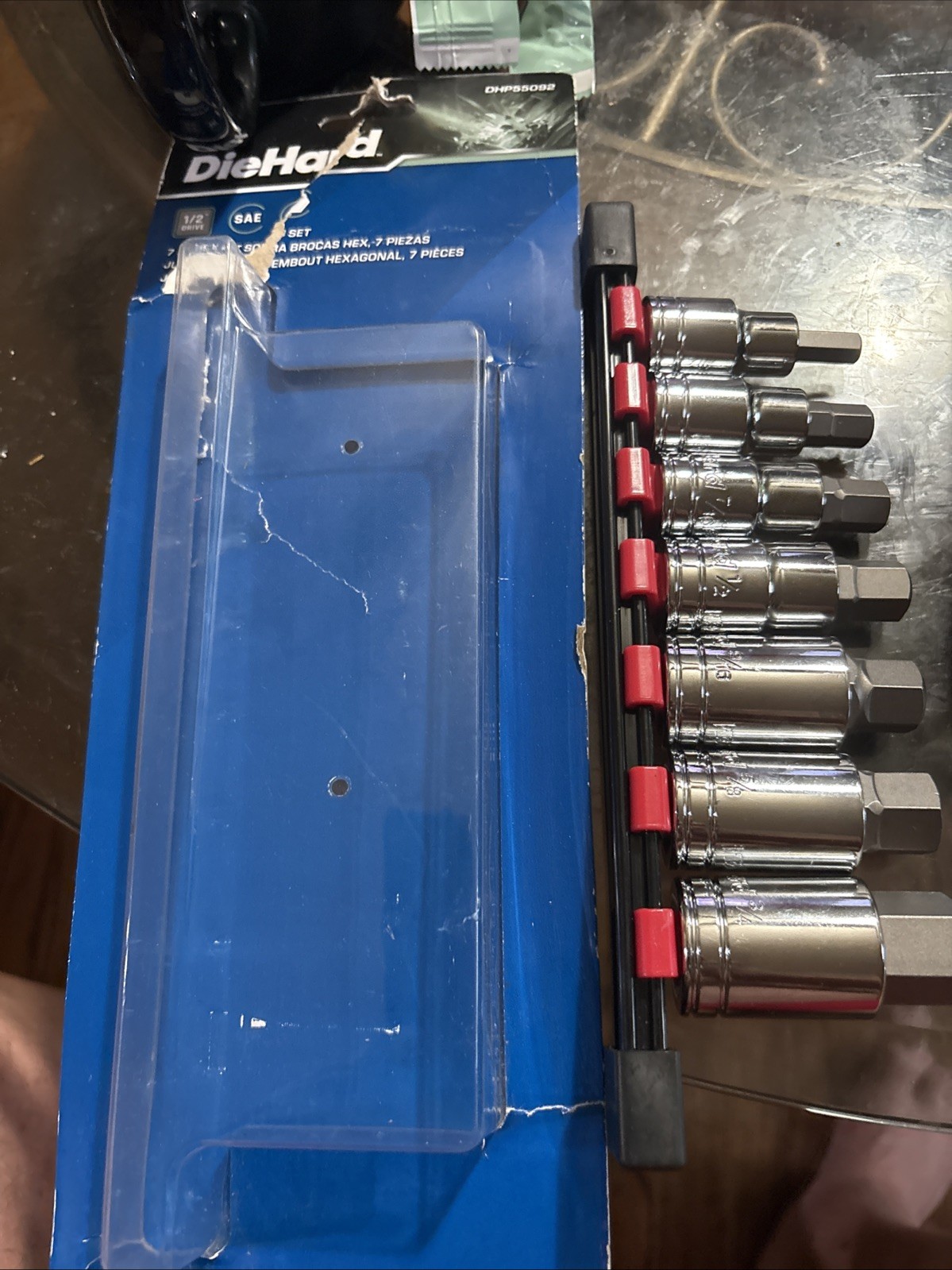 DieHard DHP55092 (1/2″ Drive) 7pc Hex Bit Socket Set