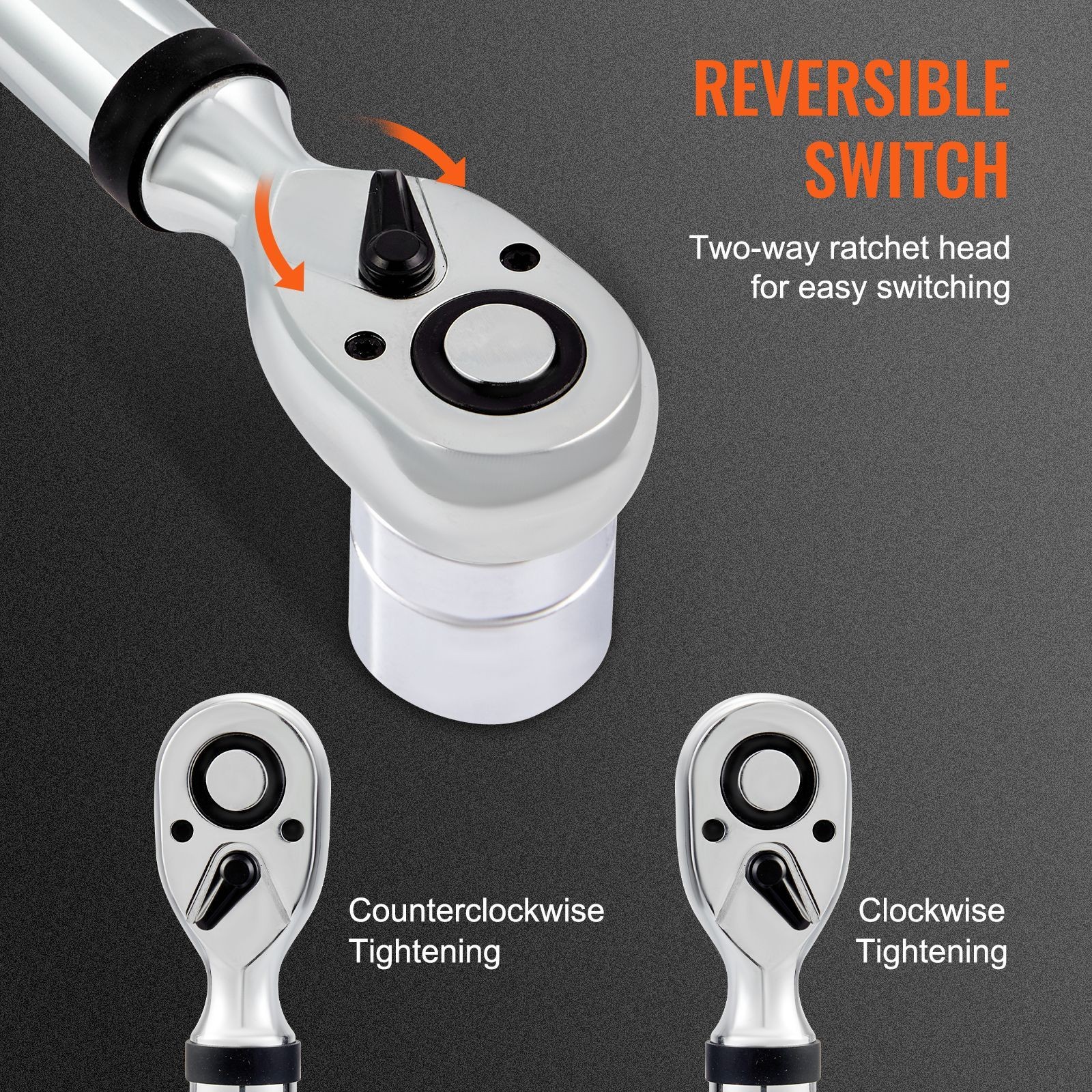 1/2in Digital Torque Wrench 25-250ft-lb ±2% LED Buzzer