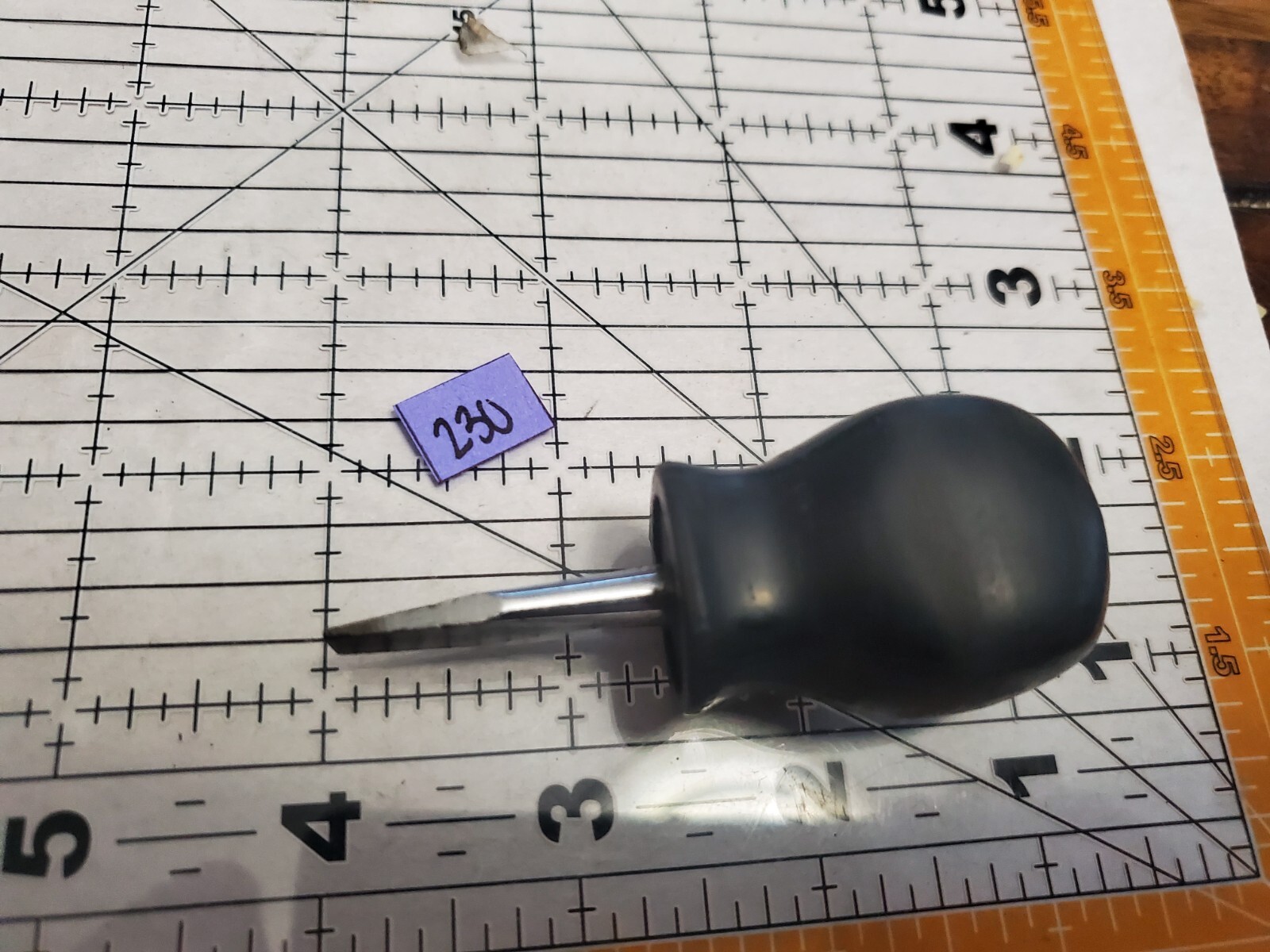 Snap On Tools USA SSD1 1/4″ Blade 1-1/4 inch Shank Stubby Screwdriver