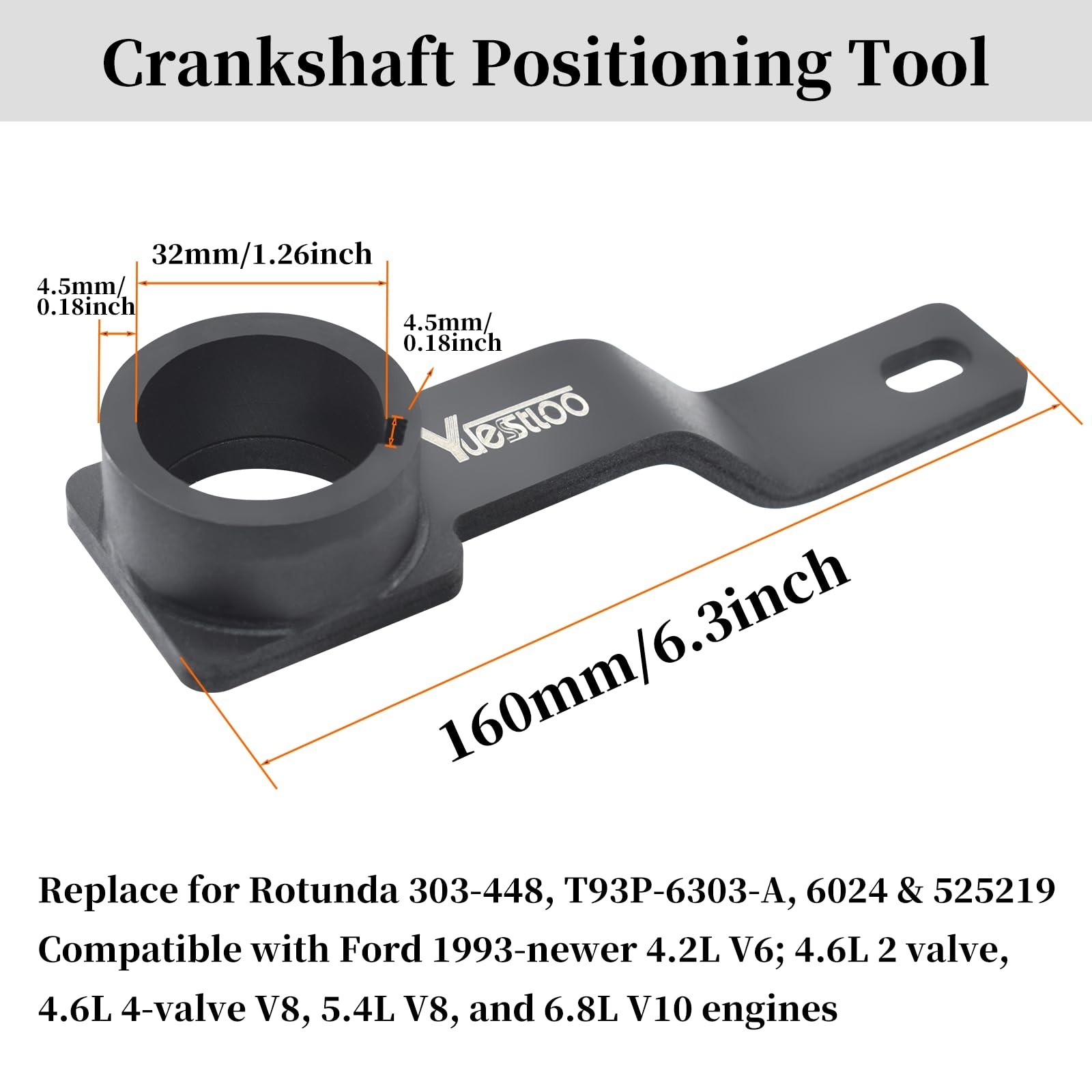 3Pcs Camshaft Timing Tool Set & Crankshaft Positioning Tool for Ford 5.0 V8 2018