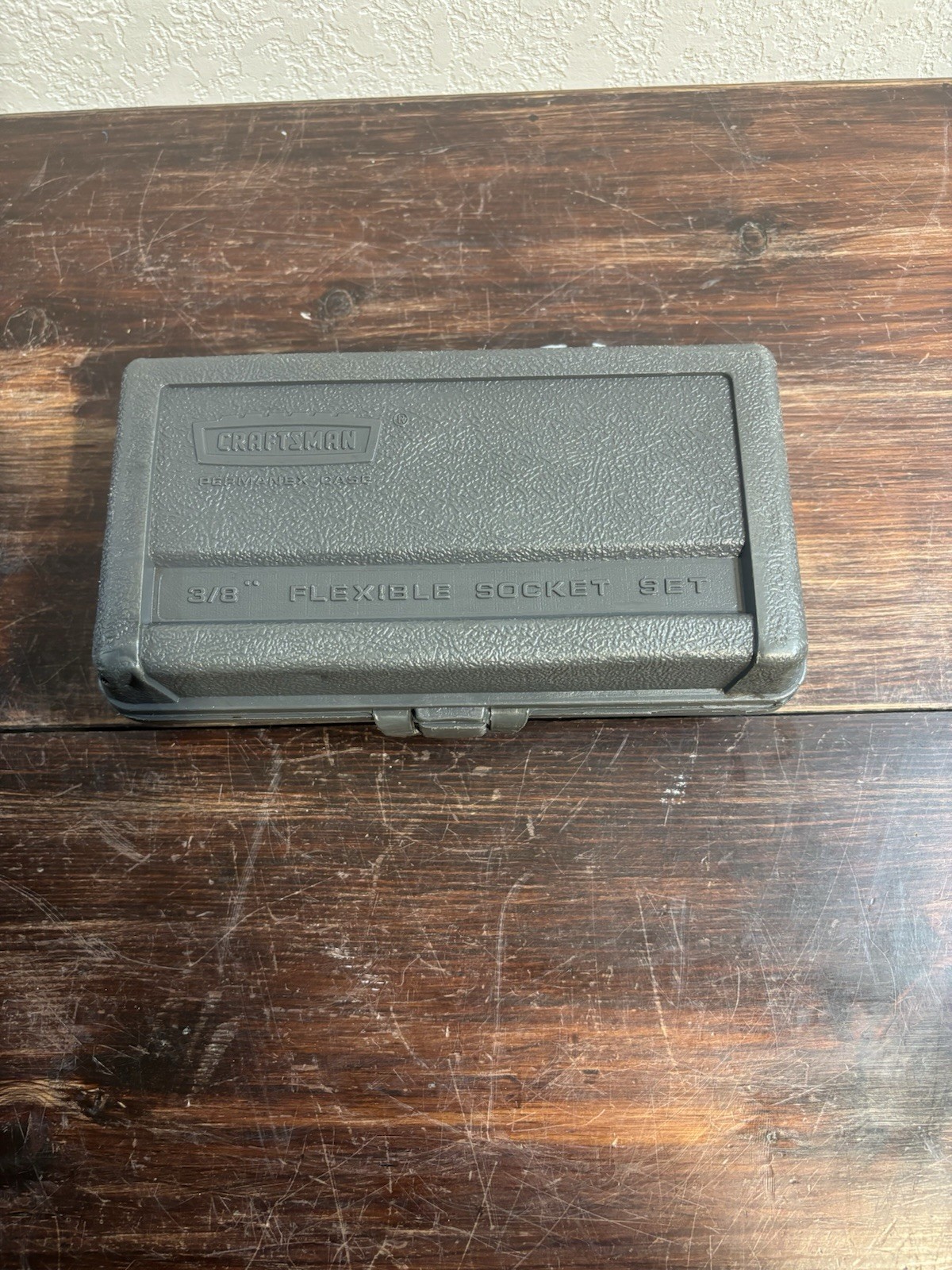 Vntg 7pc Craftsman 3/8″ Drive SAE 12pt Flexible Flex Swivel Socket Set -V- USA.