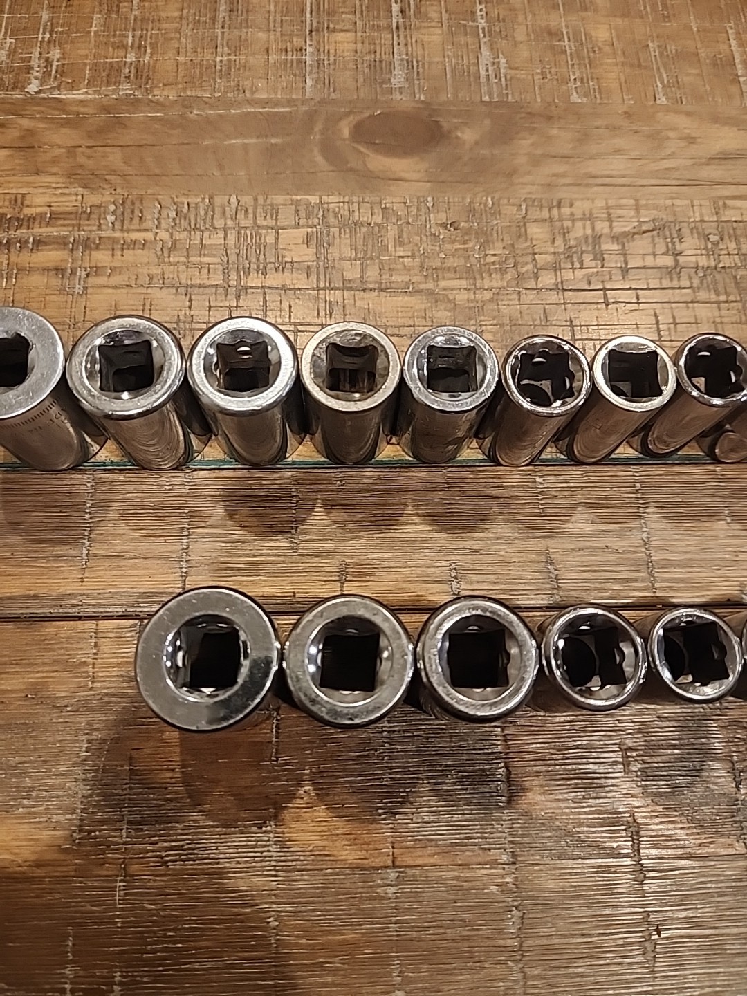 *USA CRAFTSMAN METRIC AND SAE 1/2″ DRIVE SETS 6 POINT AND 12 POINT 23PCS