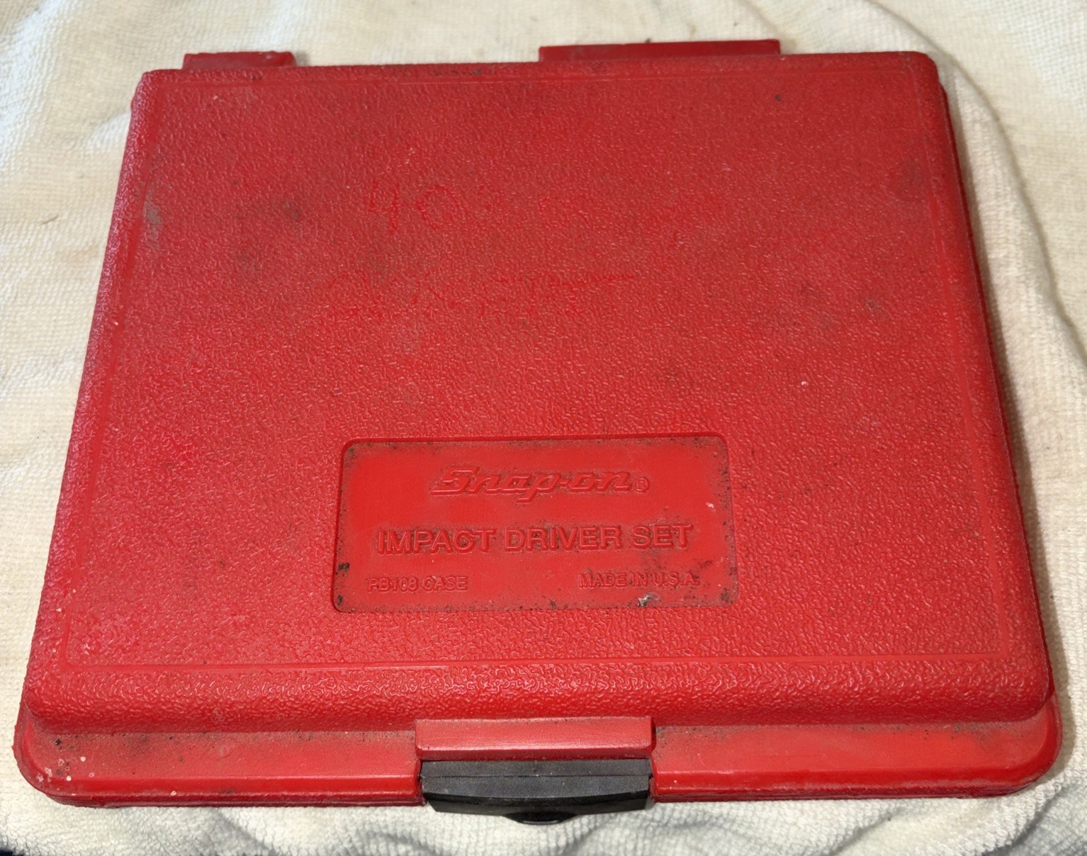 Snap On, 208EPIT, 8pc, 3/8″ Drive Impact Driver Set W/Case, EUC