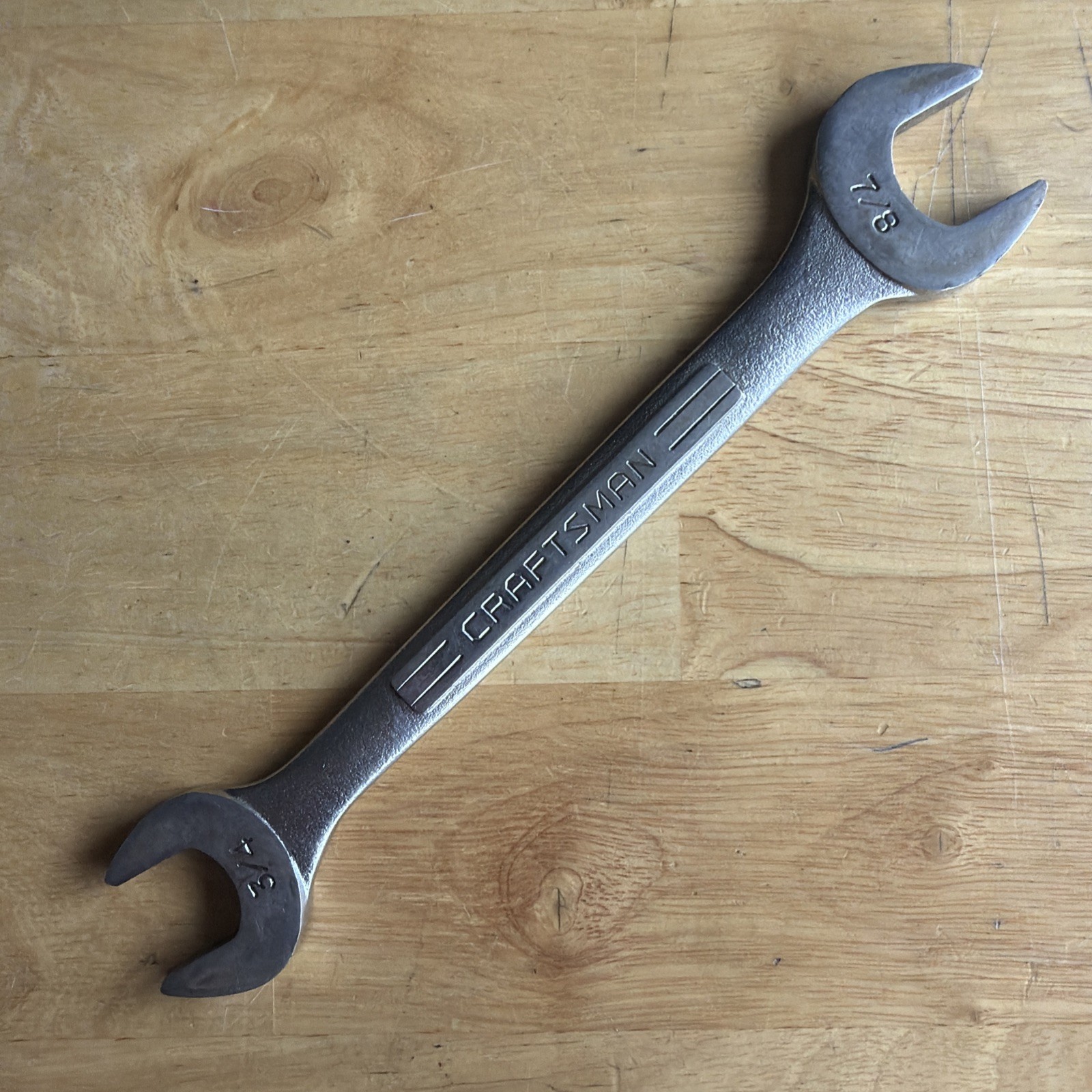 Craftsman Tools 3/4″ x 7/8″ Double Open End Wrench VV Series 44584 Vtg USA