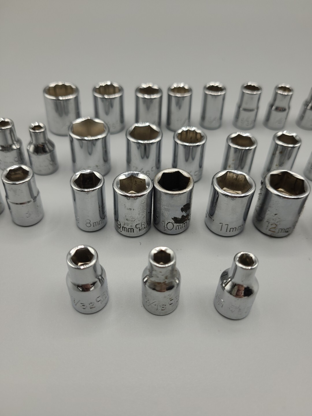 VTG Craftsman 1/4 Inch Drive Set 6 Point And 12 Point 29 Pieces