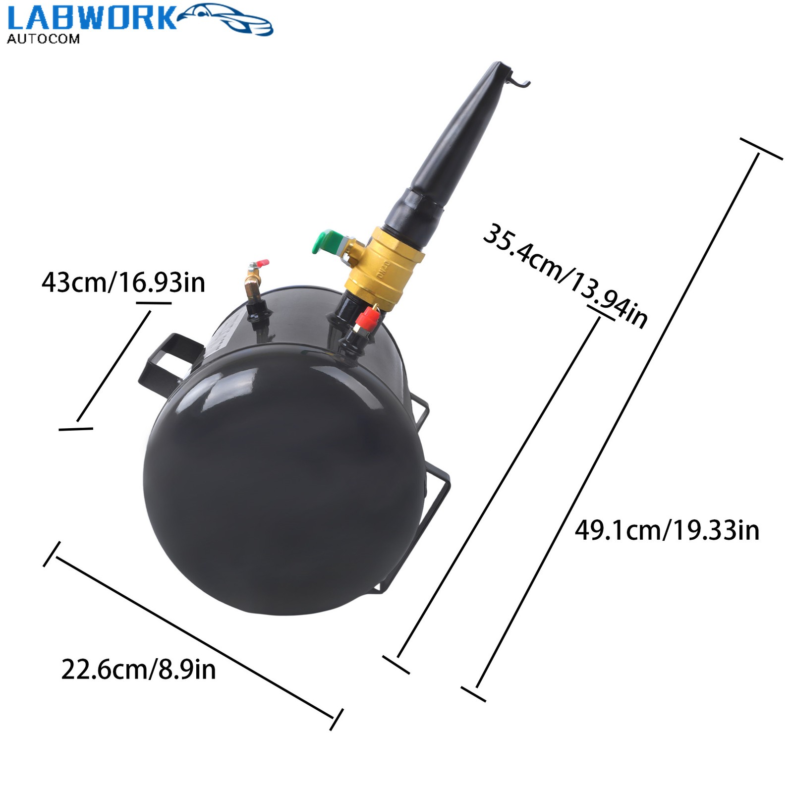 5 Gallon Air Tire Bead Seater Blaster Tool Seating Inflator For Truck ATV 145PSI