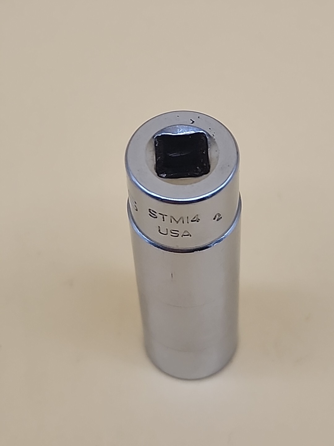 Snap-On STM14 1/4″ Drive 7/16 » SAE 6 Point Deep Chrome Socket