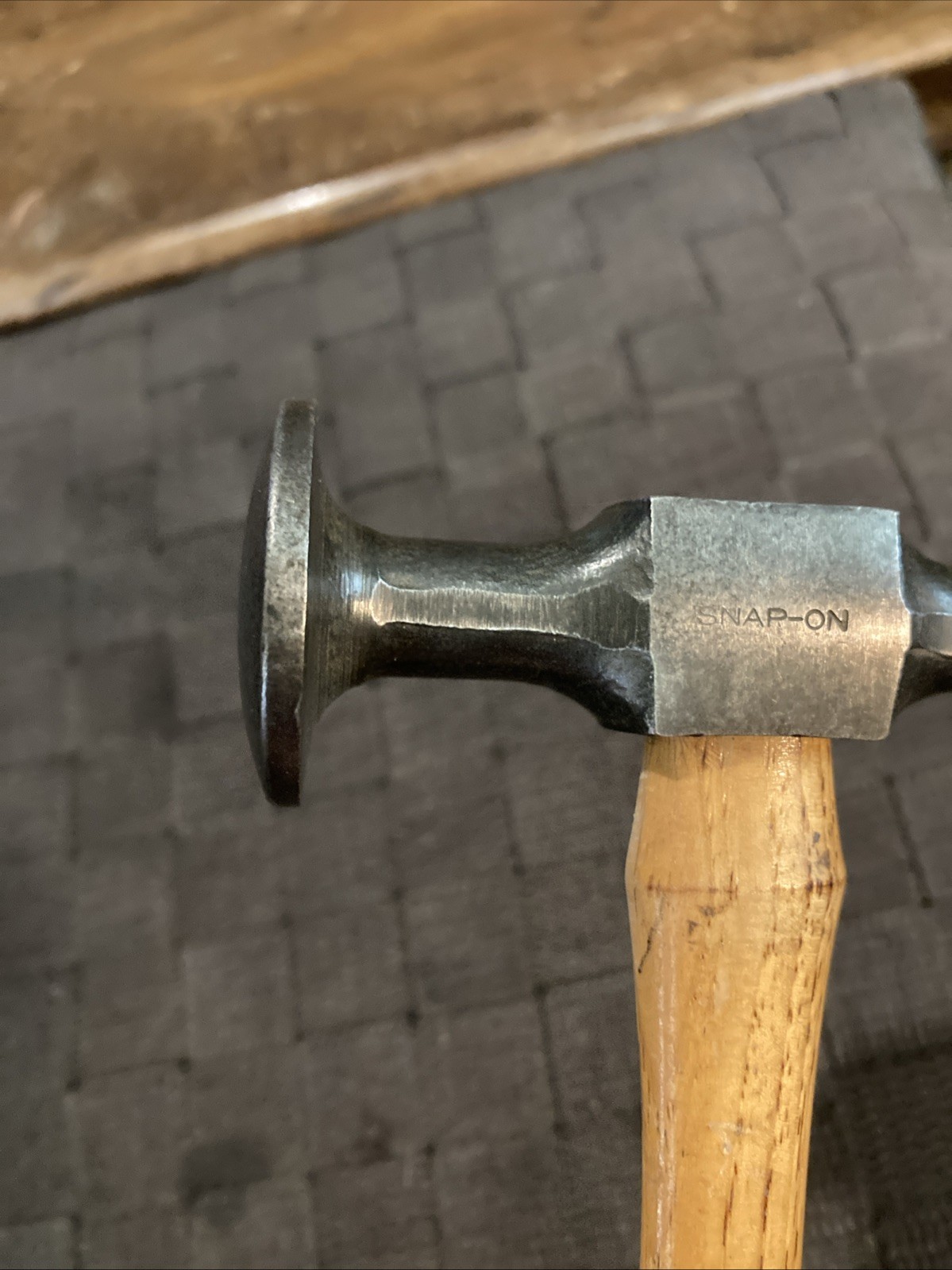 🇺🇸 Snap On Tools Sheet Metal Forming Cross Wide Nose Peen Auto Body Hammer