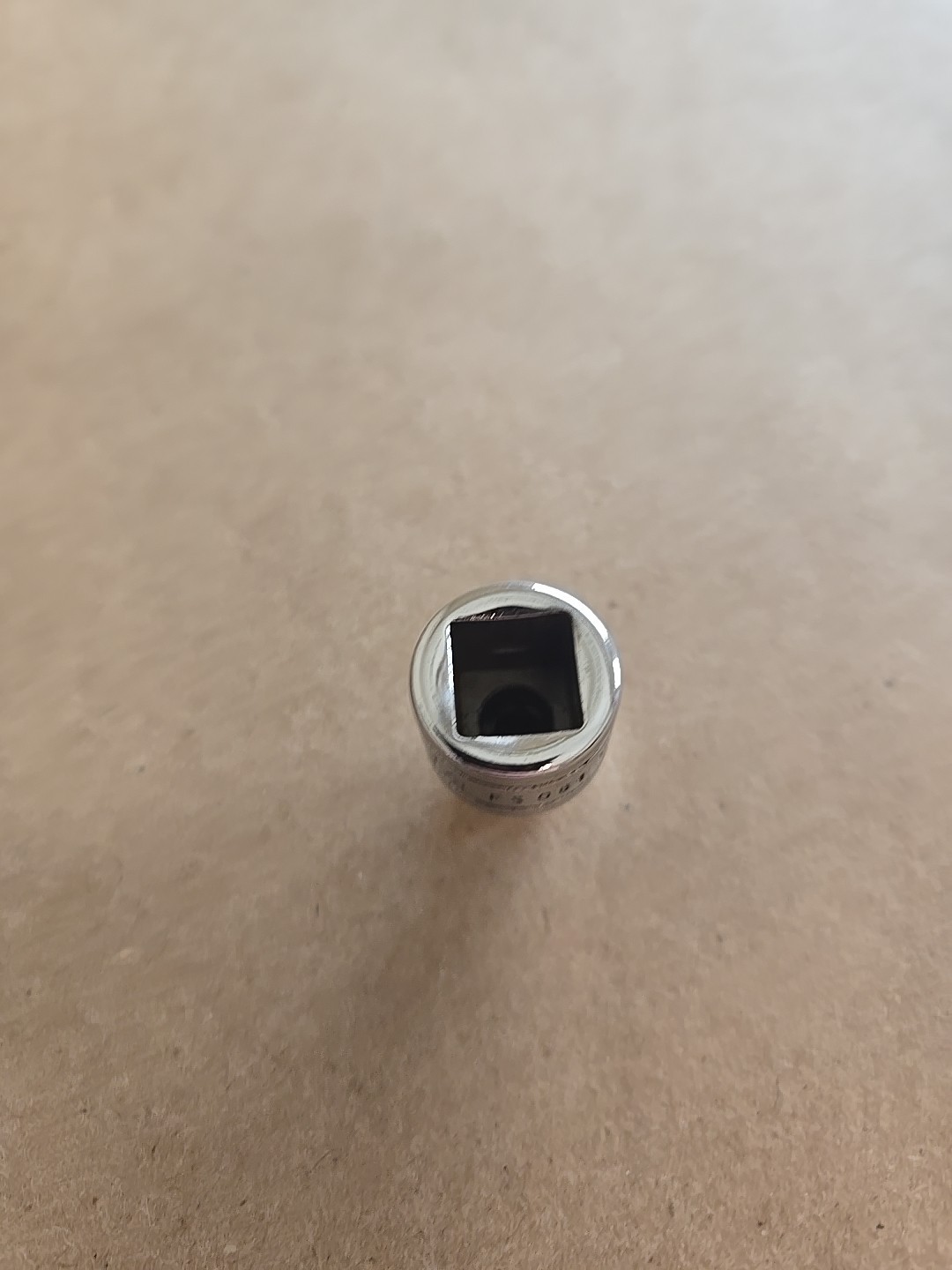Snap On 3/8″ Drive 1/4″ 6PT SAE Shallow Chrome Socket FS081