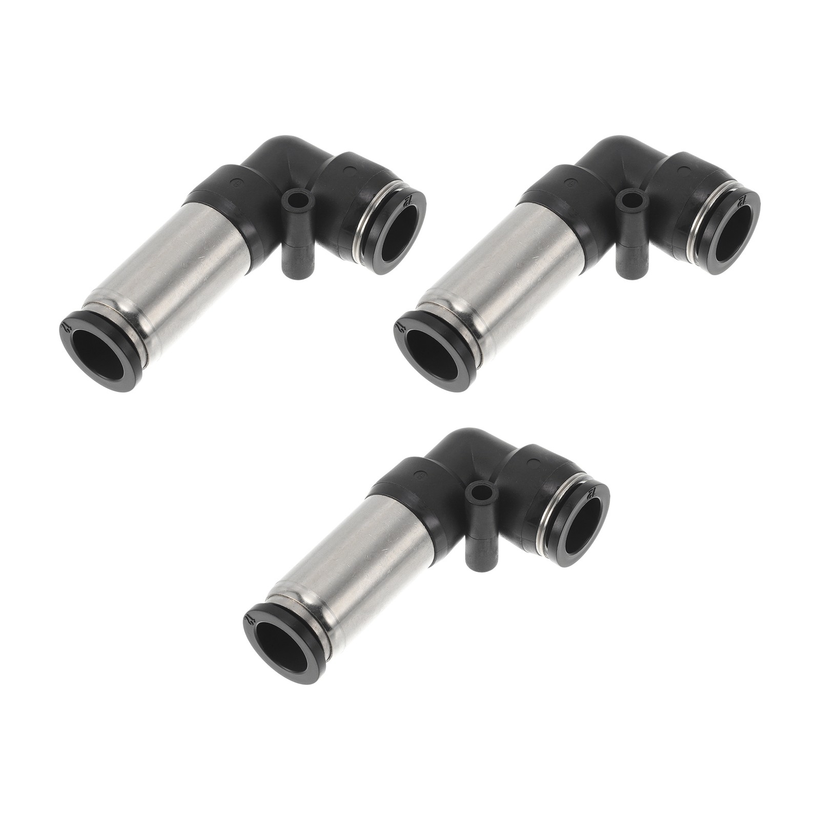 for Push to Fittings L Non Return Valve 15/32″ Plastic & Metal Black