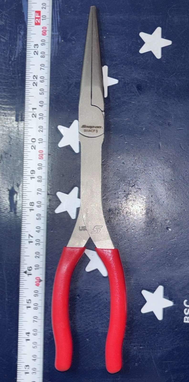 Snap-On 911ACF 11″ Talon Grip Long Reach Needle Nose Pliers
