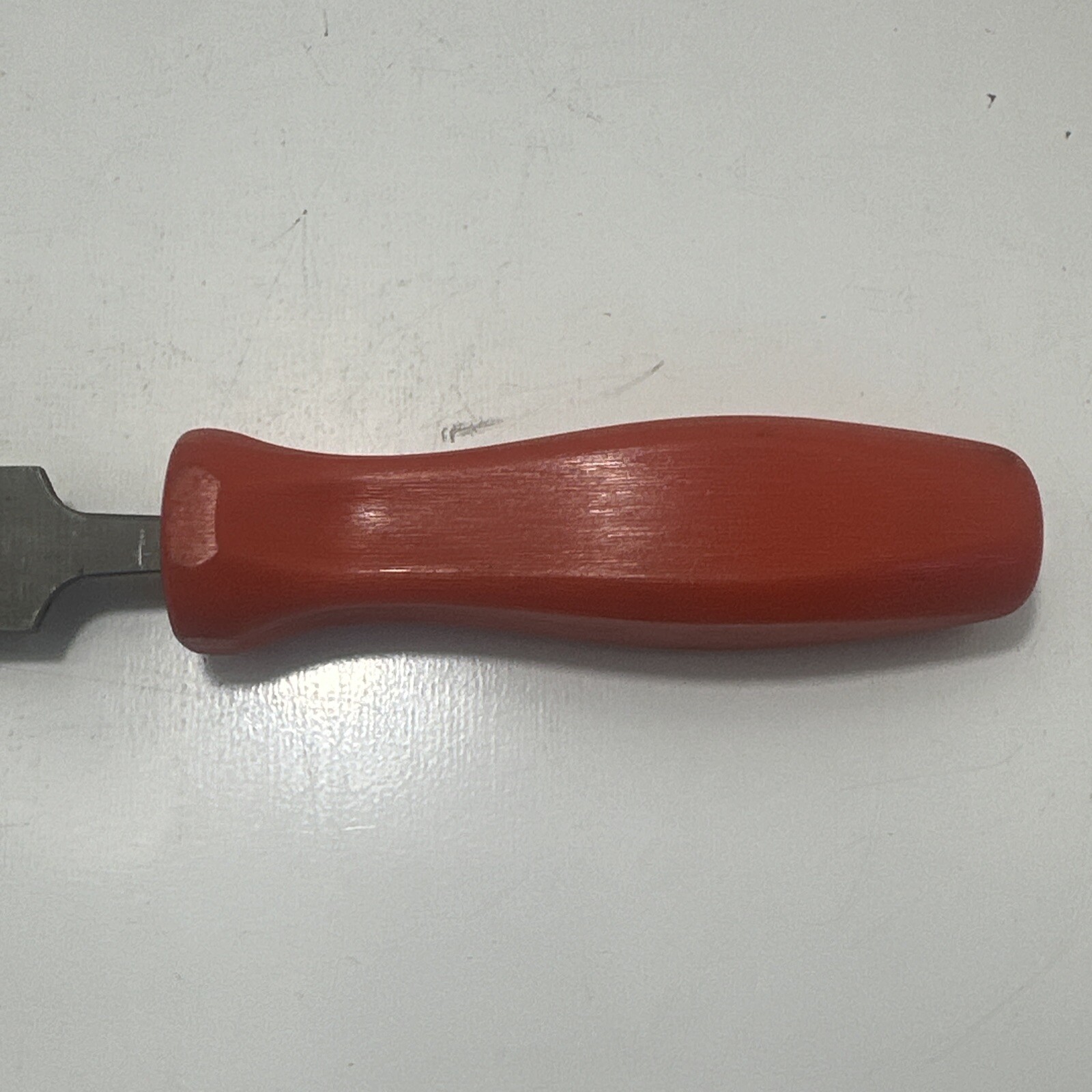 Snap on HF-616 Red Hard Handle Screw in File Handle Course/Smooth Hand File EUC