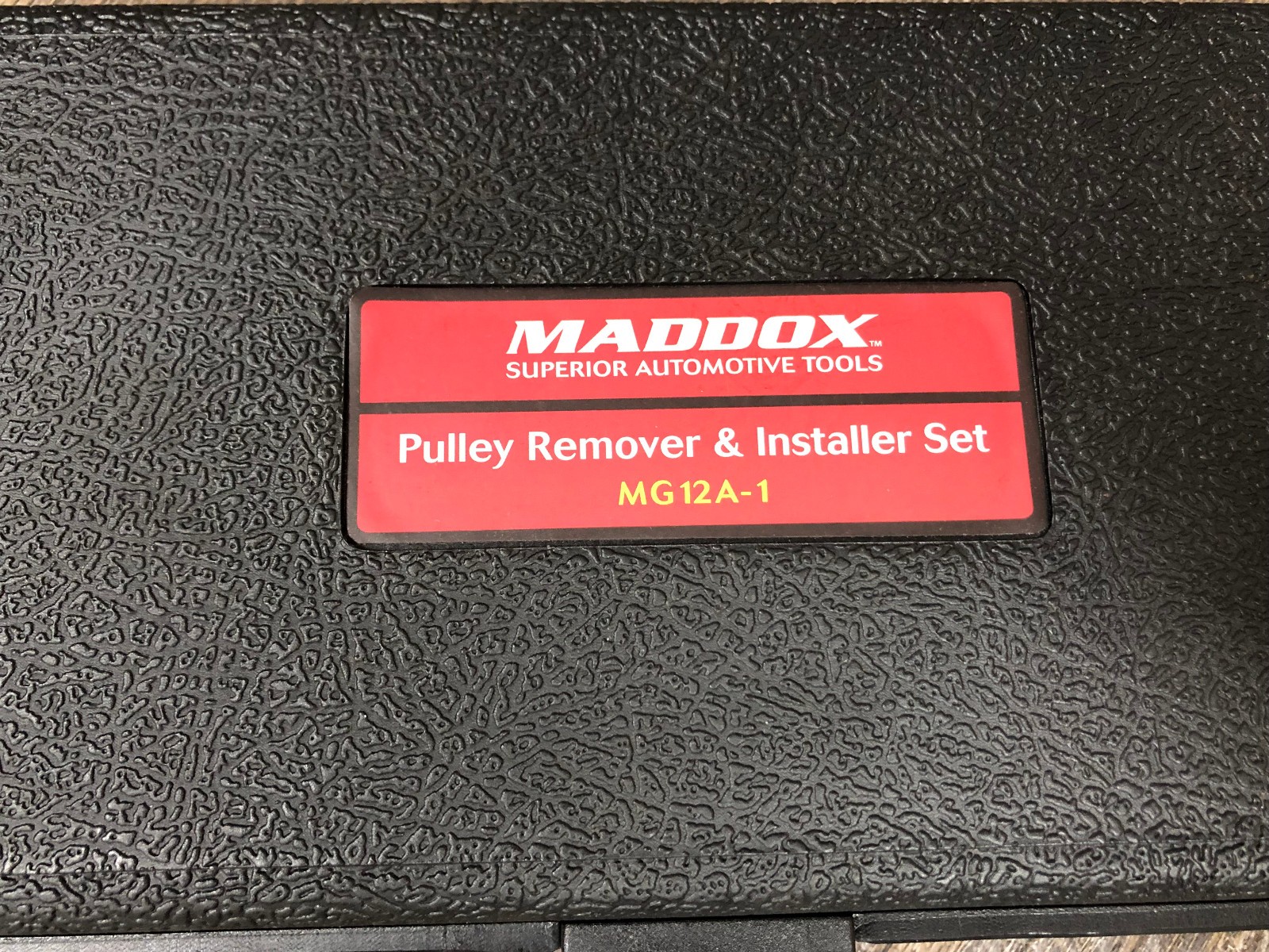 COMPLETE Maddox Automotive Pulley Remover & Installer Set MG12A-1 Fast Ship!