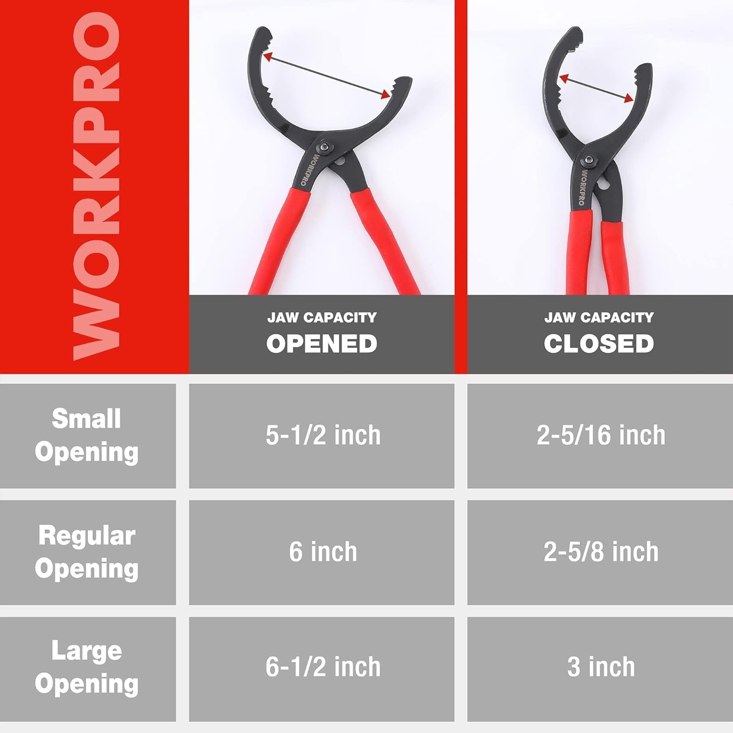 High Carbon Steel 12″ Oil Filter Pliers – Perfect for Small Spaces & Durability