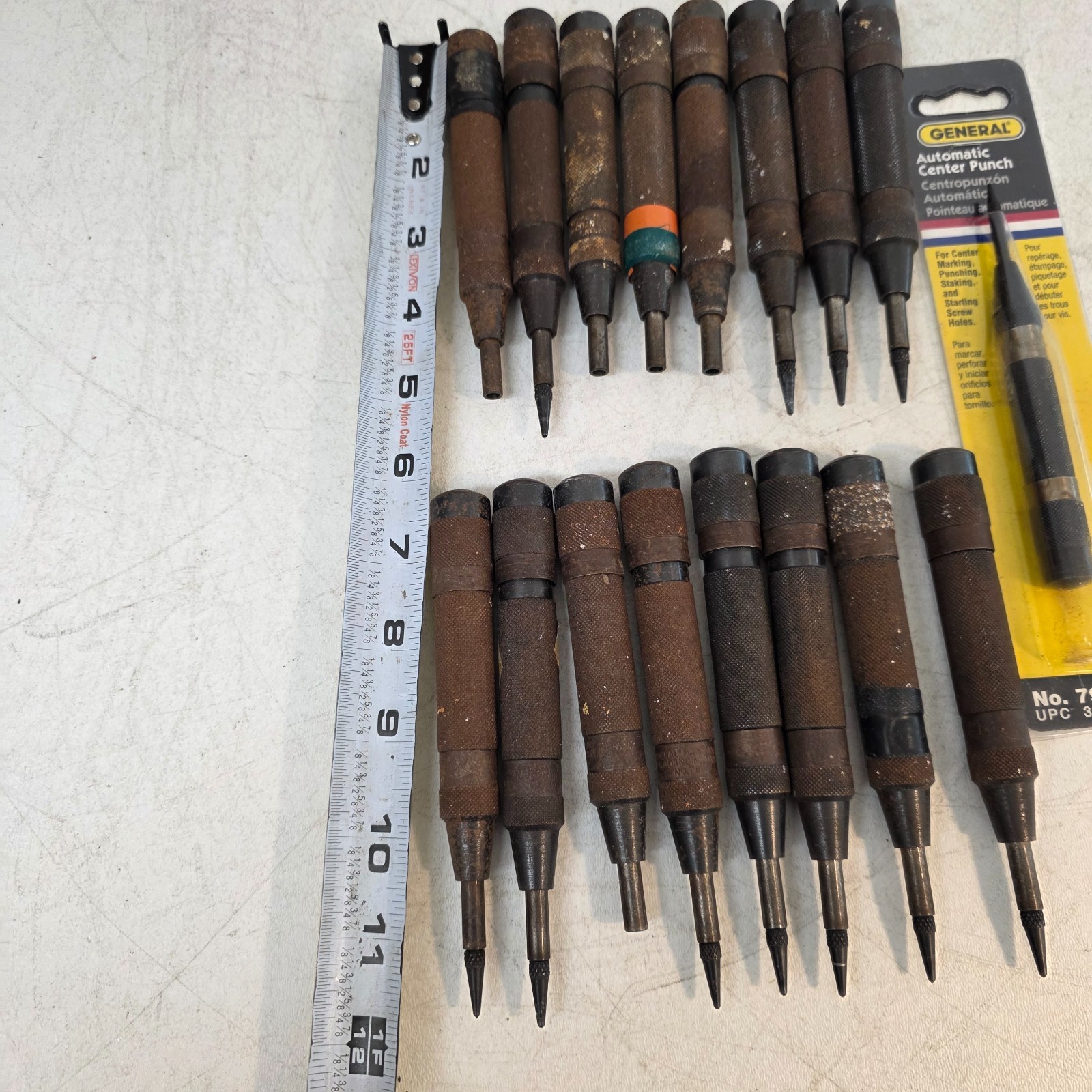 LOT Vintage General Universal Automatic Center Punch Sets No. 78 & 79