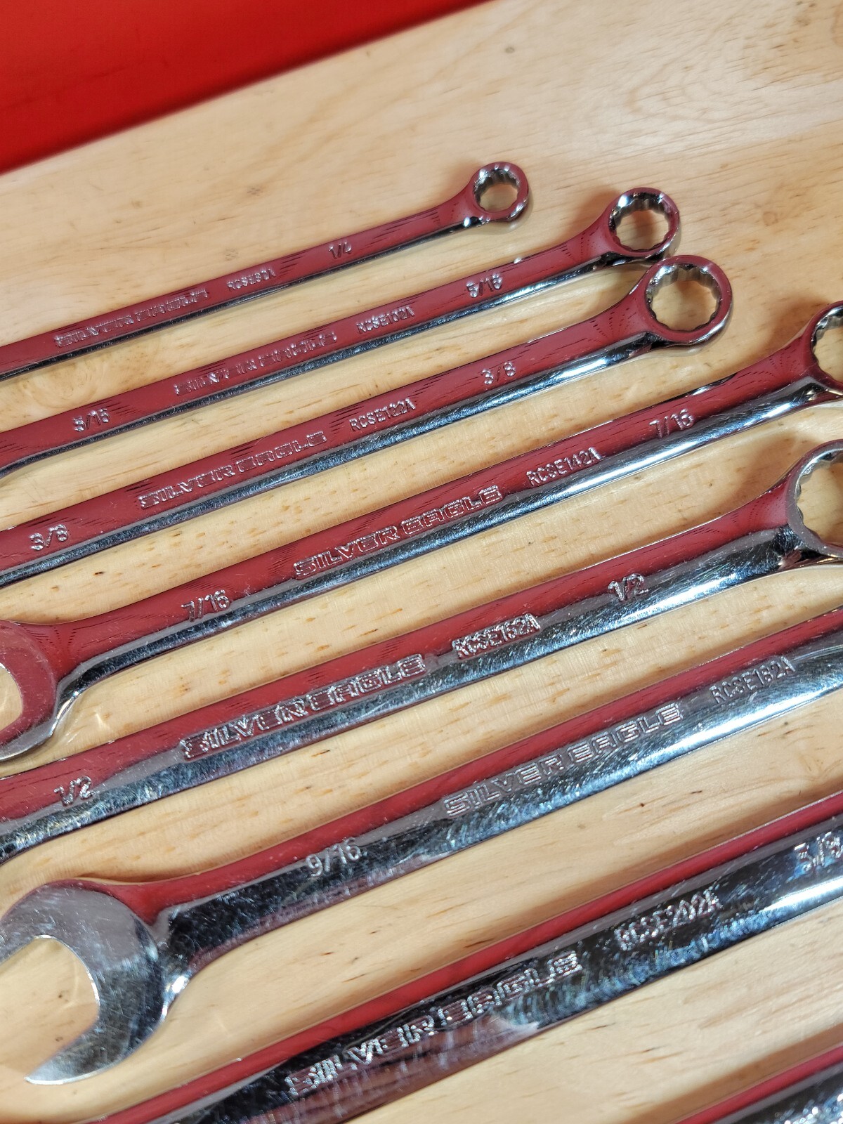 Silver Eagle RCSE 21-Piece MM & SAE Standard Wrench Set 8-19mm & 1/4″-3/4″