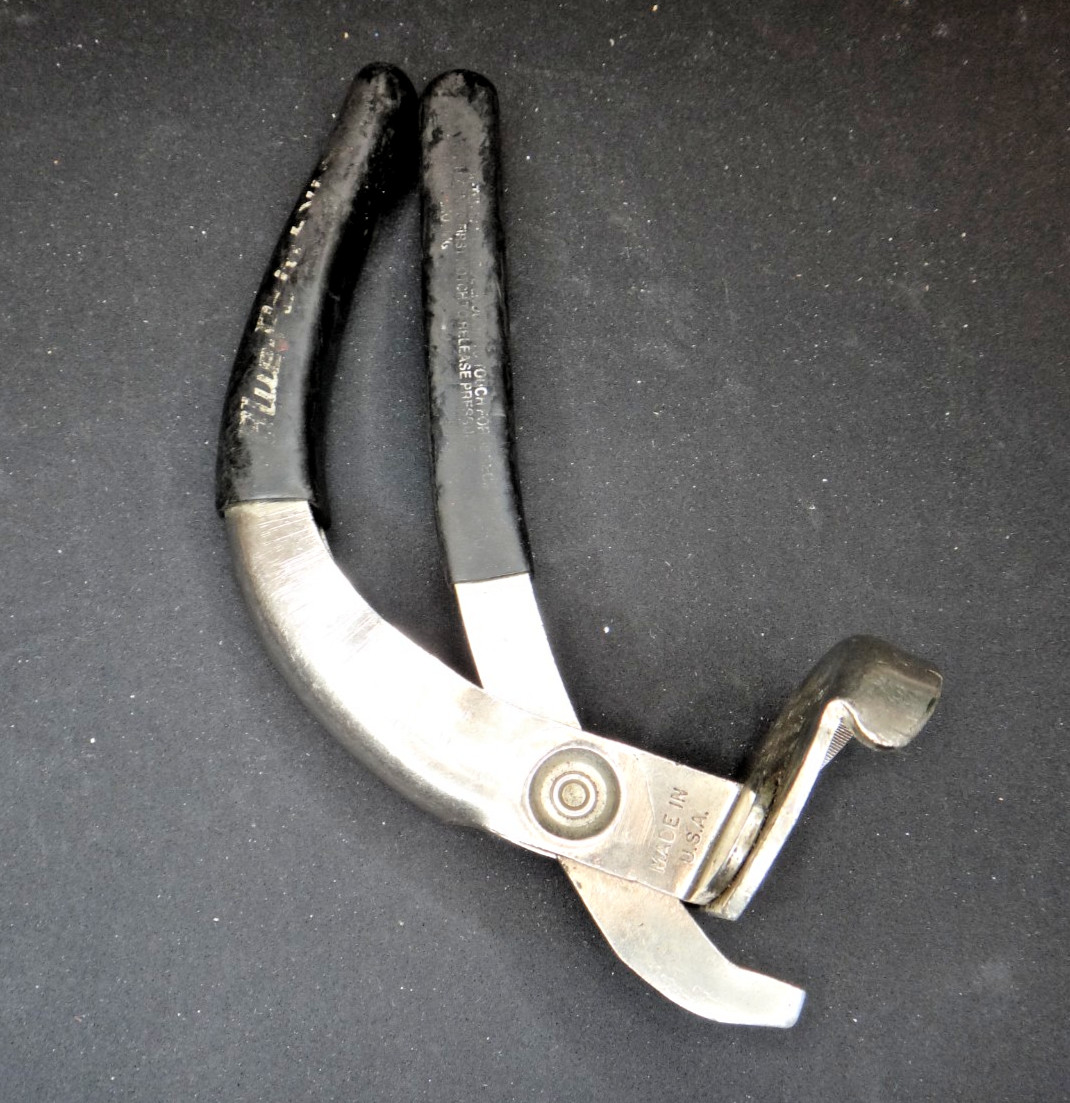 BluePoint Radiator Cap Pliers YA2090 Removal USA Made Heavy Duty Vintage