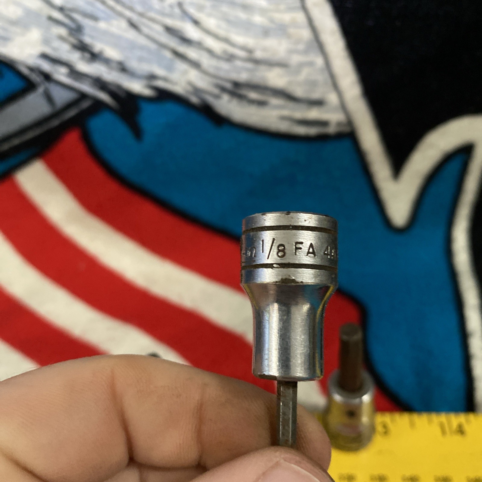 Snap-on Tools FA7A Fa8 Fa4a Fa4.5a SAE Hex Bit 3/8” Drive Socket Driver USA Lot