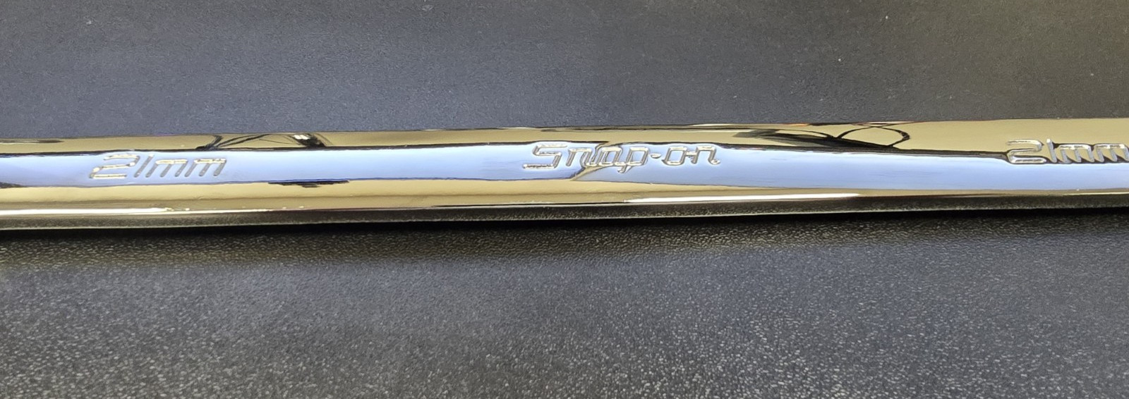 SNAP-ON TOOLS USA NEW 21mm Metric Standard 12 Point Chrome Combo Wrench OEXM210B