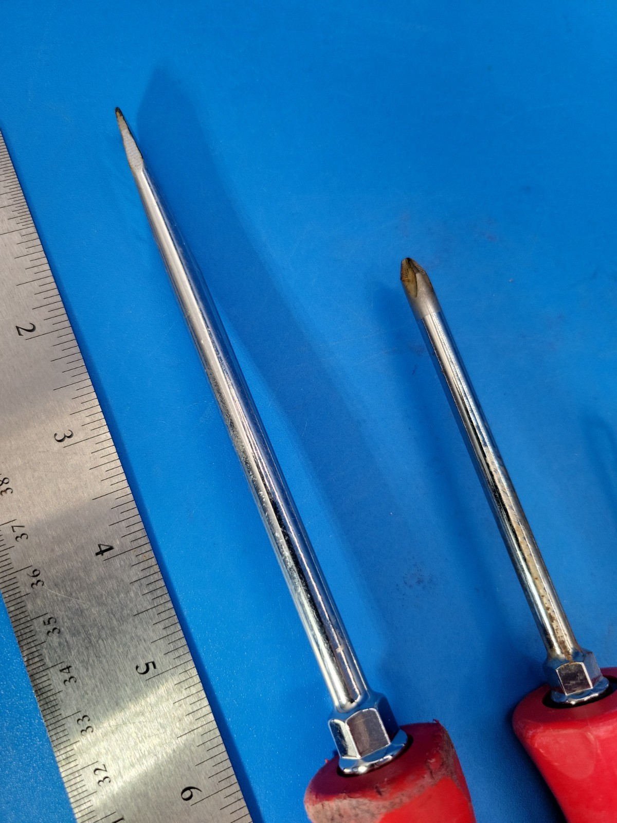 Snap-on Tools Screwdriver Set Phillips & Flat Head SHD Series 3 Pieces USA S-9-8