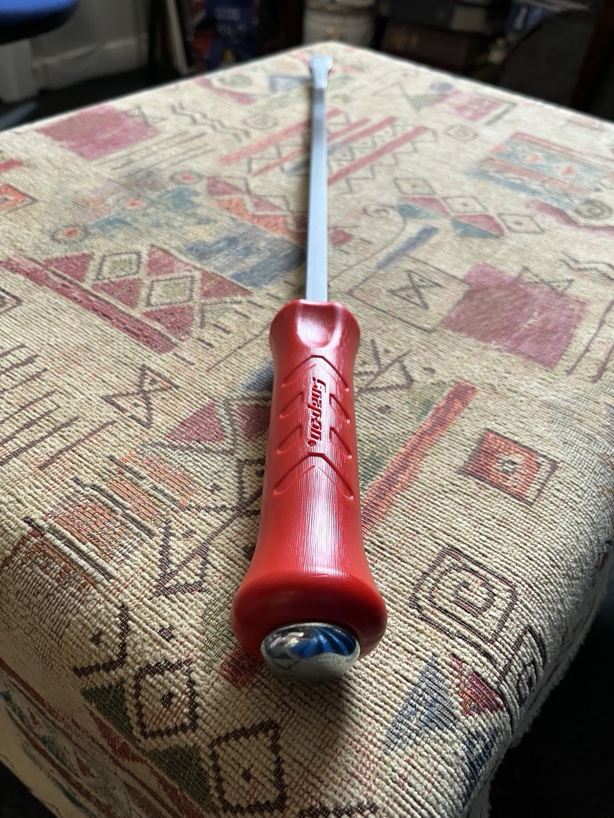Snap On 24” Striking Pry Bar In Classic Red SPBS24A Made In USA New Premium Tool