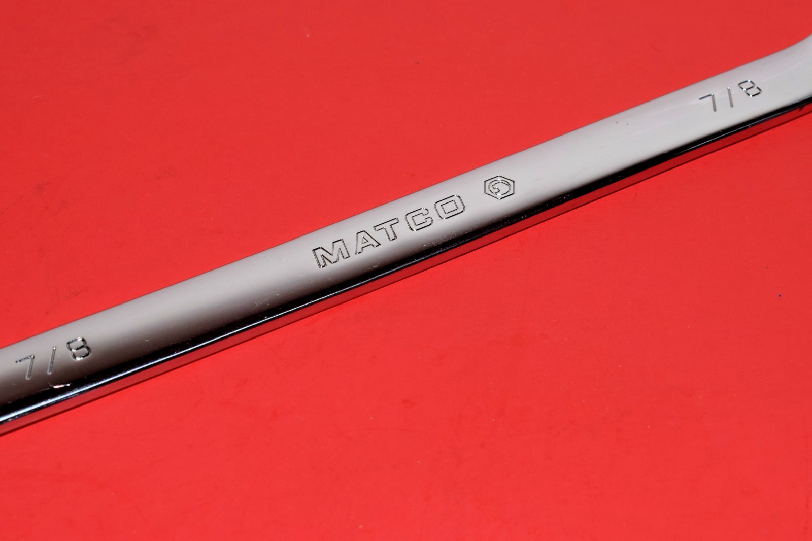NEW MATCO SAE 7/8″ LONG Combination 12-Point Box Head Open End Wrench MCL282