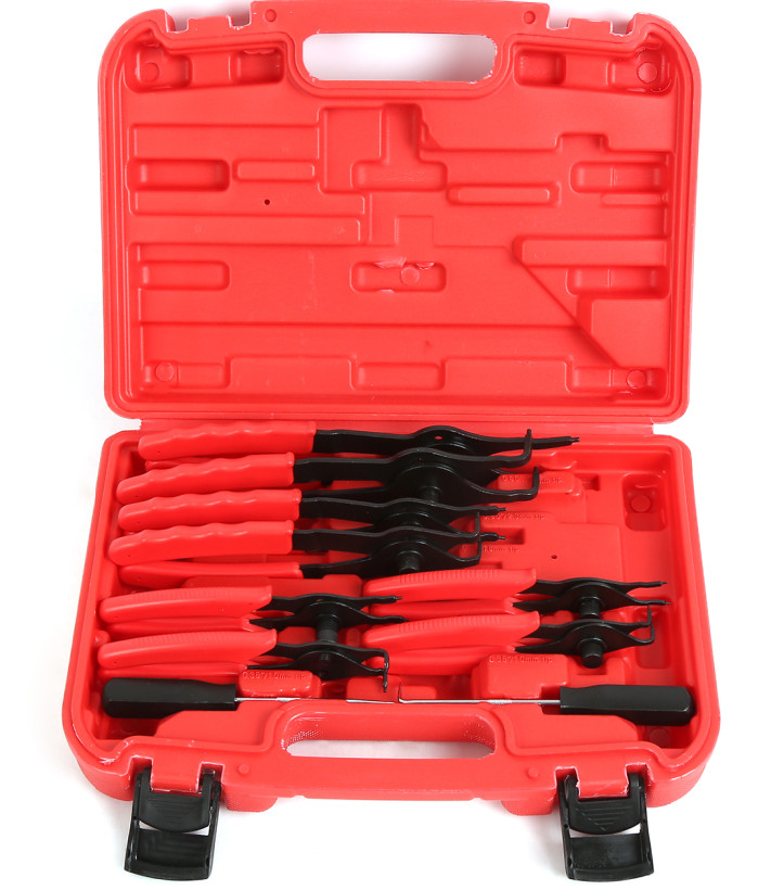 11 pcs Snap Ring Plier Set Mechanics Circlips Auto Tool Internal External Pliers