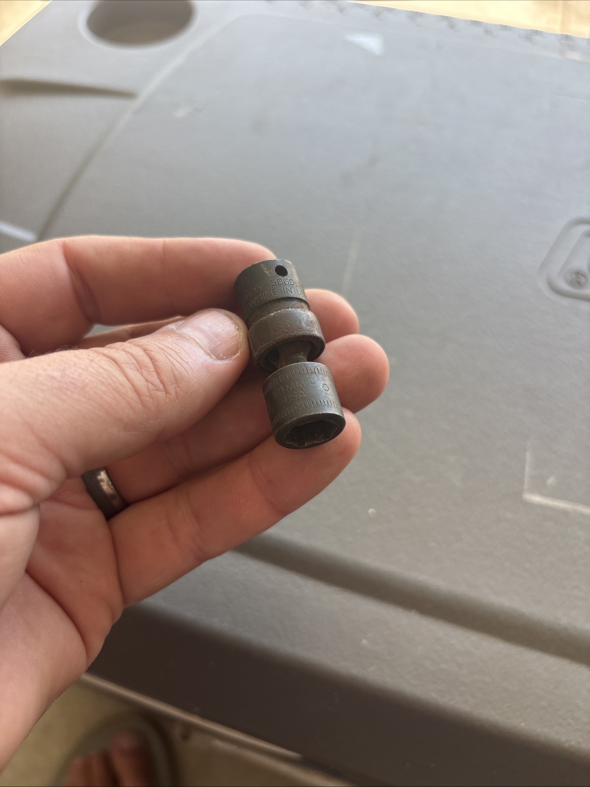 Snap on IPTMM10, 1/4 Drive, 6 pt, 10mm, metric, shallow, impact, swivel, socket
