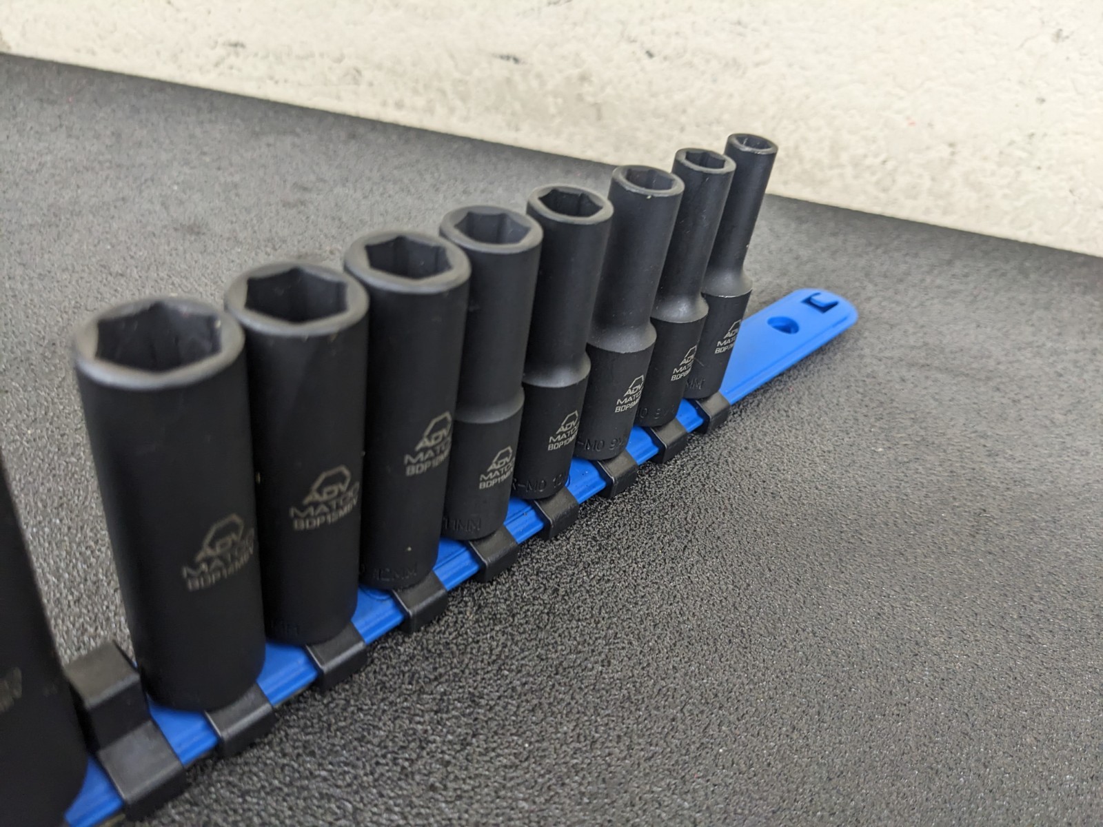 #bp109 Matco Tools NEW 3/8″ DRIVE METRIC 6 Pt DEEP IMPACT SOCKET SET