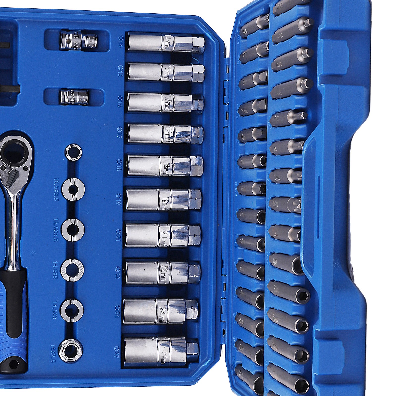 Strut Nut Removal Installation Tool 50-Pieces Socket Wrench Set For All Vehicles