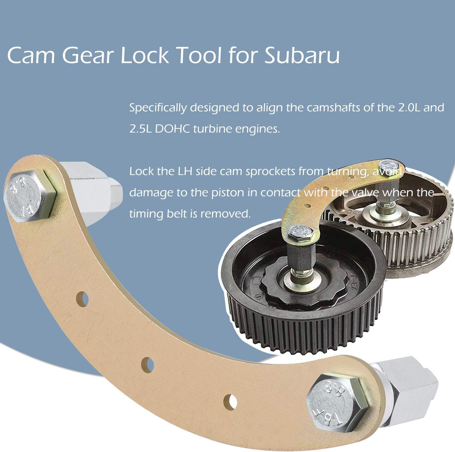 Intake/Exhaust Cam Sprocket Crank Pulley Wrench Gear Lock Tool For Subaru STD