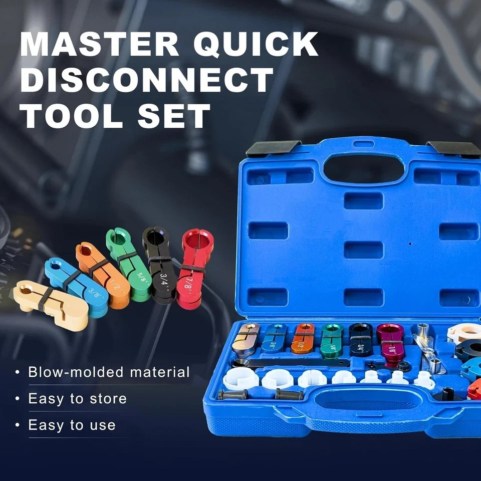 Master Quick Disconnect Tool Set 22pcs Premium Fuel Line Disconnect Tool Set