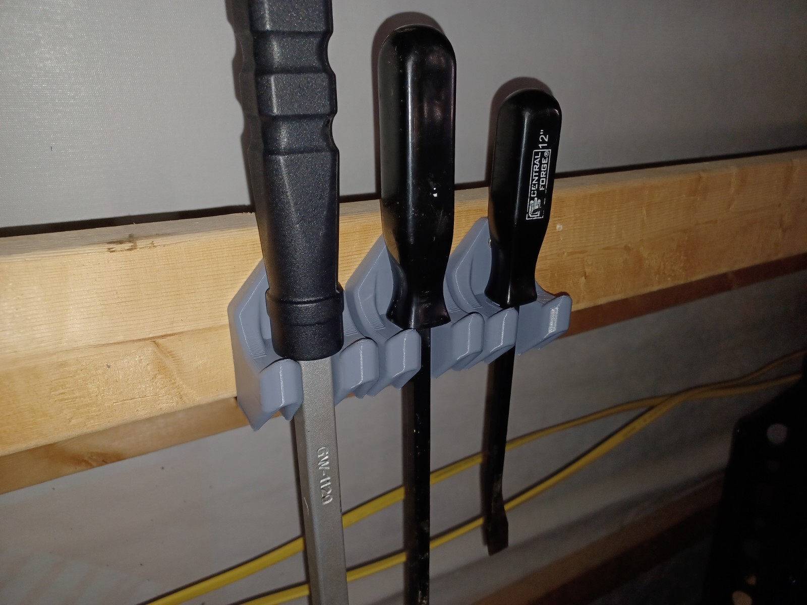 Prybar / Screwdriver Rack, 3 pack, Wall Mount (Magnetic)