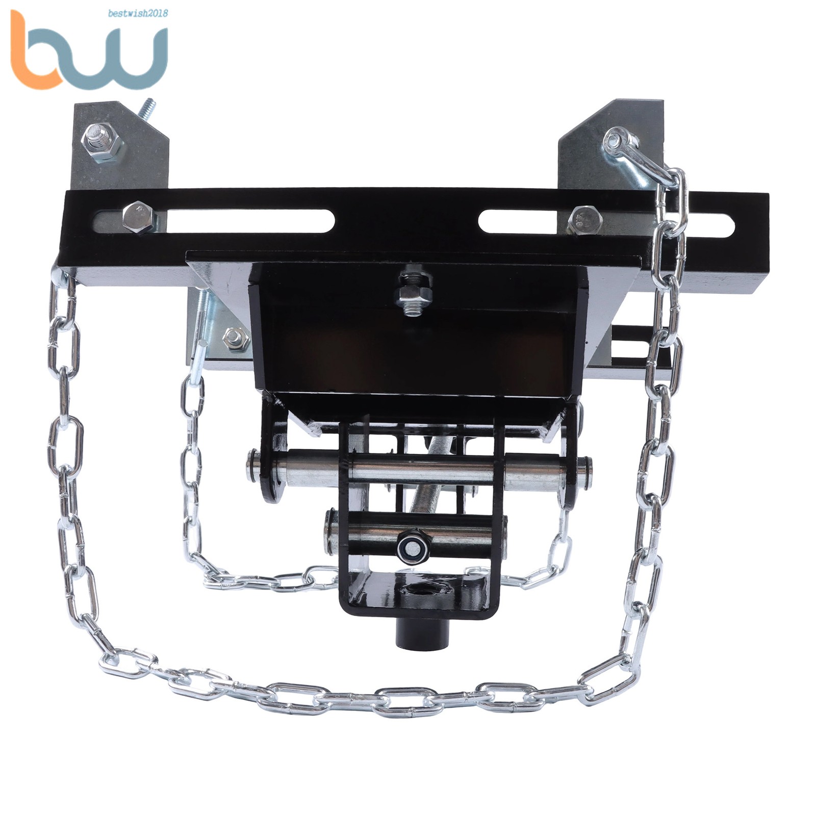 Transmission Floor Jack Adapter 1100lbs Capacity 1/2 Ton for Repair Tool Black