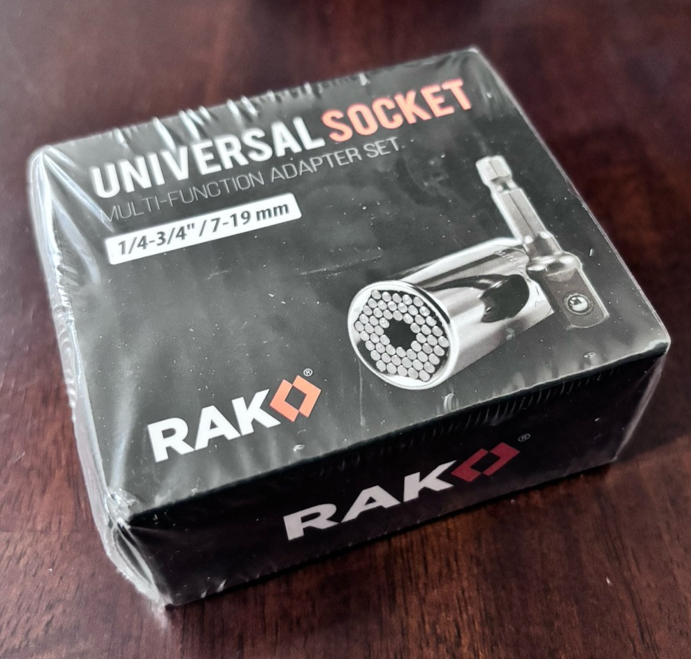 RAK Universal Socket Tool 1/4”-3/4” 7-19mm Multi-Function Adapter Grip Wrench