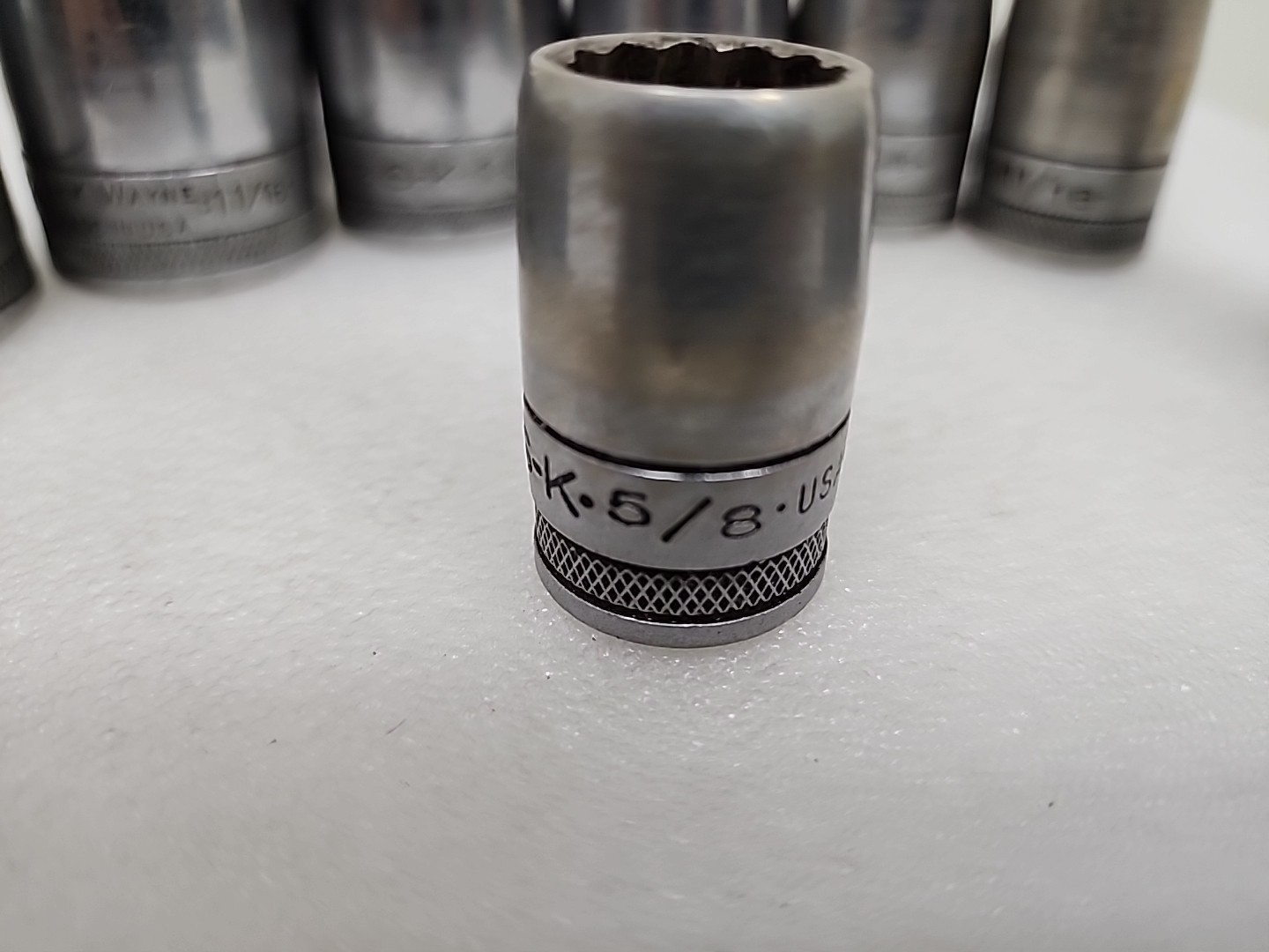 VTG SK Tools SK Wayne 1/2” Drive SAE 12Pc Socket Set 7/16” To 1 1/4” USA