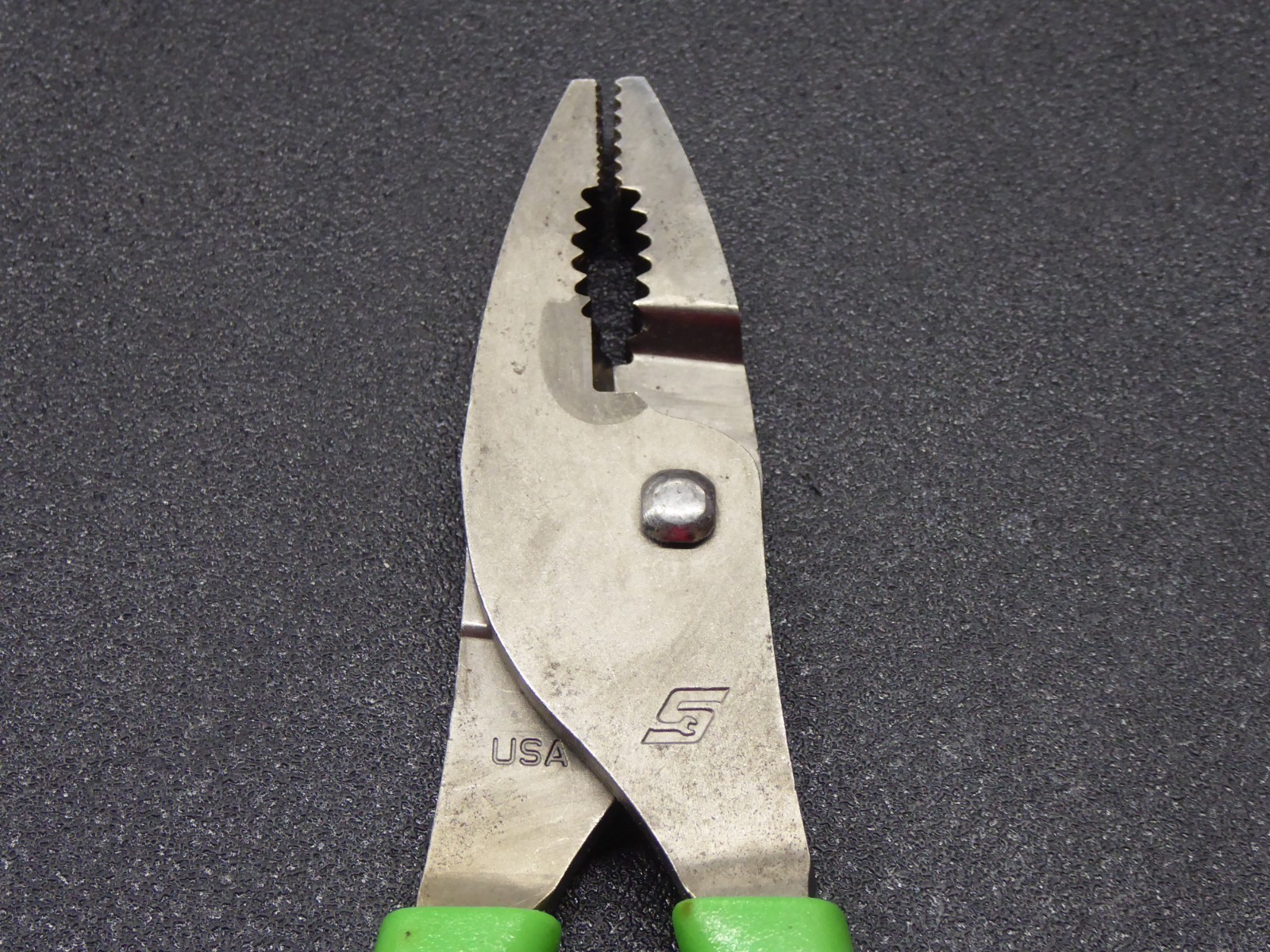 Snap On Tools 8″ Heavy Duty Talon Grip Combination Slip Joint Pliers 137ACF