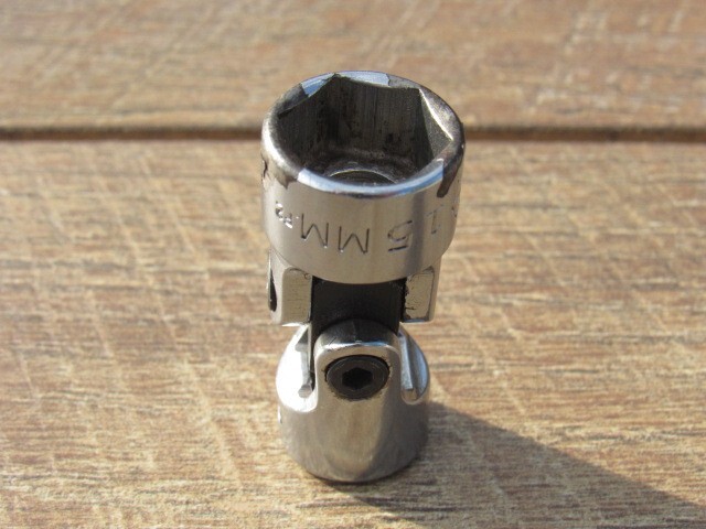 MAC 15MM XU615MM XU6 15 MM 3/8″ DRIVE 6 POINT SWIVEL FLEX UNVERSAL SOCKET XU615