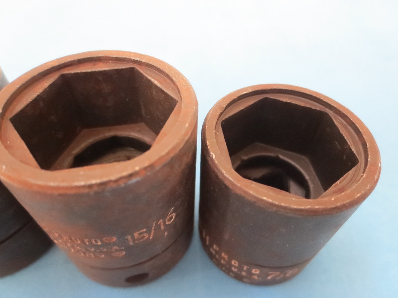 10 pc. Set Proto Dyna Ring. ½” Dr, 6 Point, Impact Socket, SAE ★★ Made in USA ★★