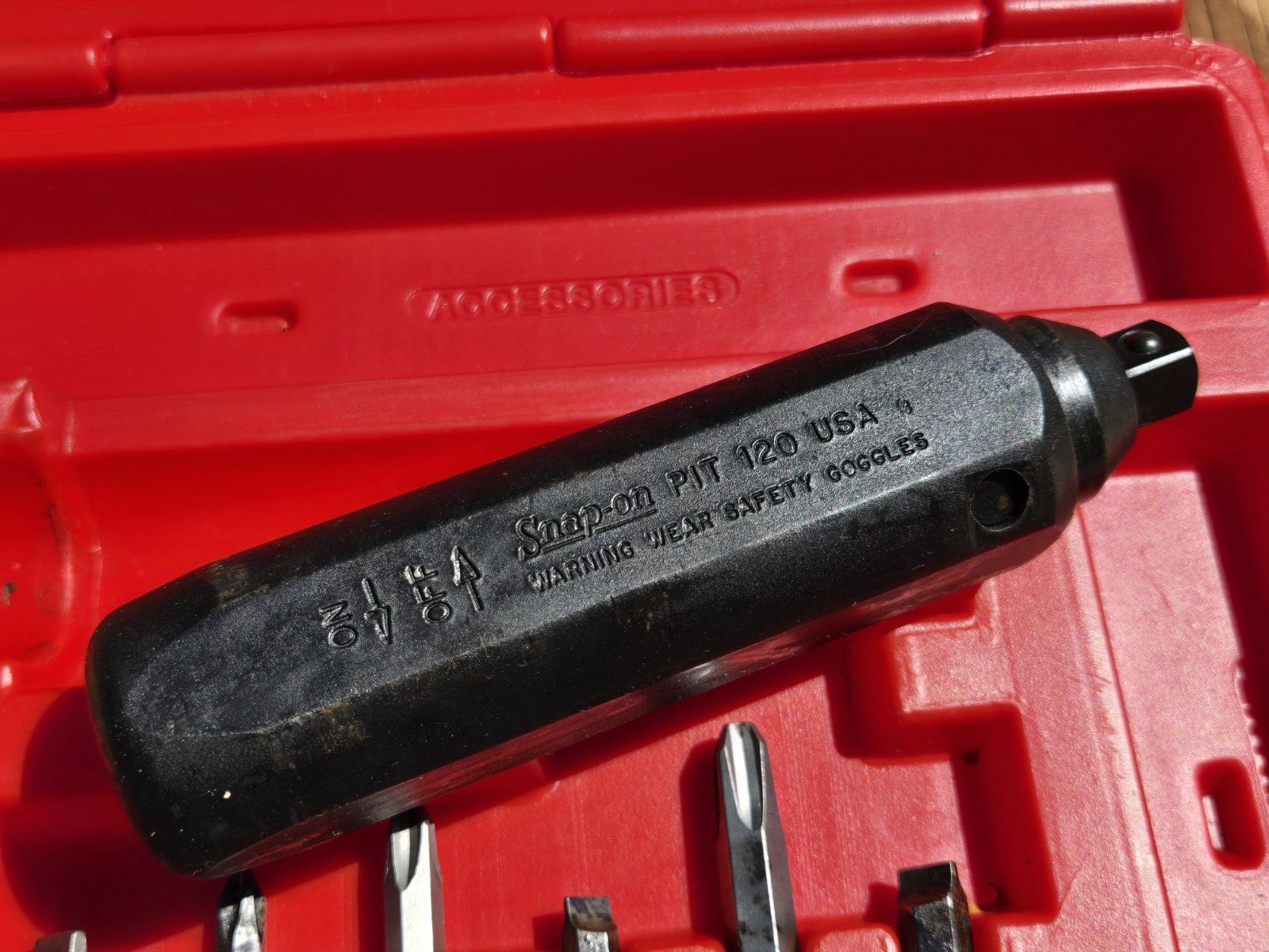 Snap-on Tools USA 208EPIT 8 pc 3/8″ Drive Impact Driver Set PIT120