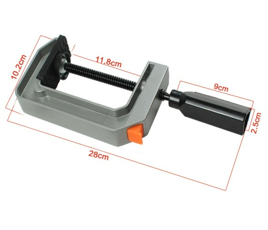 Aluminium G-clamp Woodworking Jig Lightweight F-clamp C-clamp Woodworking Jig