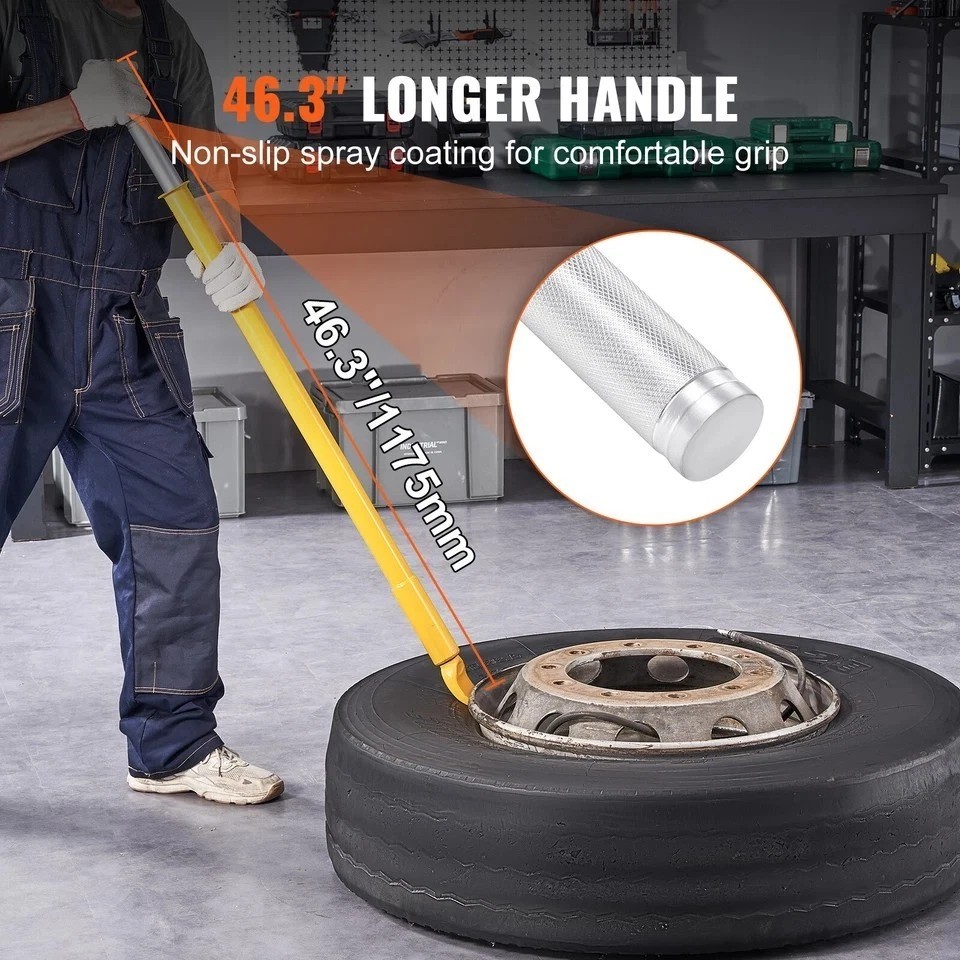 Tire Slide Hammer Bead Breaker Heavy-Duty Ram Bar for Car Truck Trailer