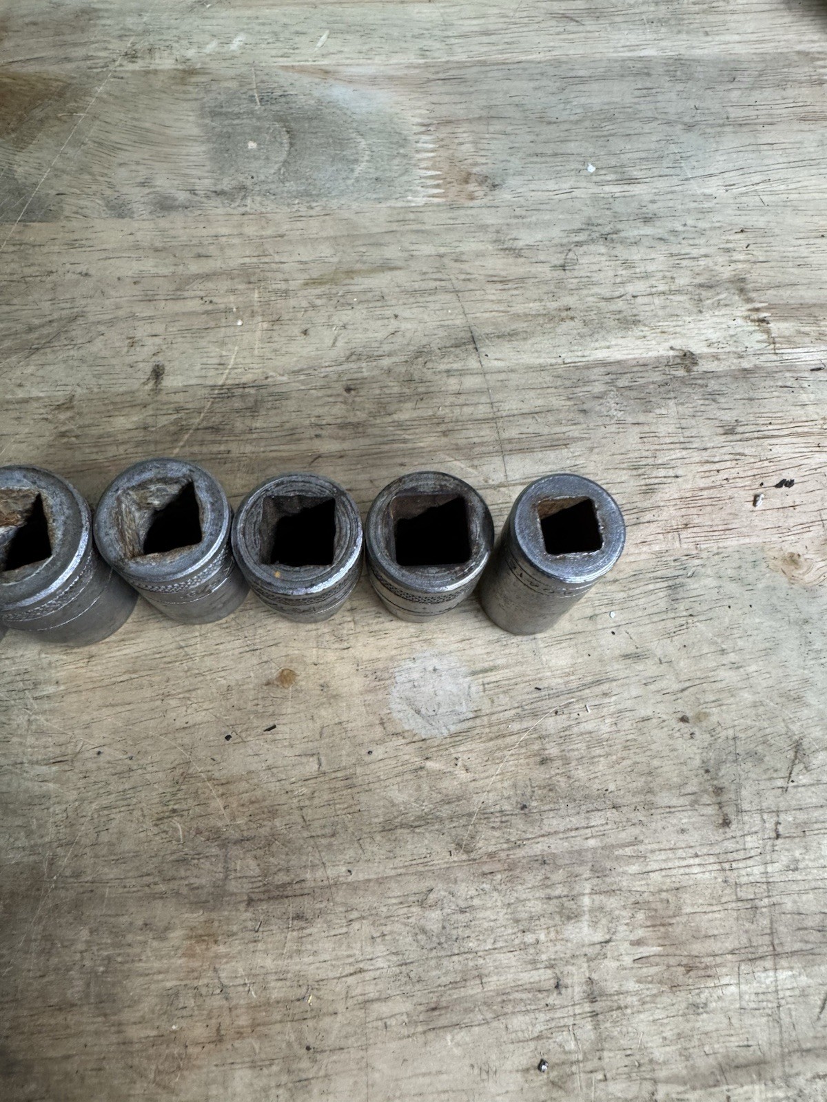 Vintage S-K tools sockets / mixed lot Of 10, 1/2” And 3/8” drive, USA