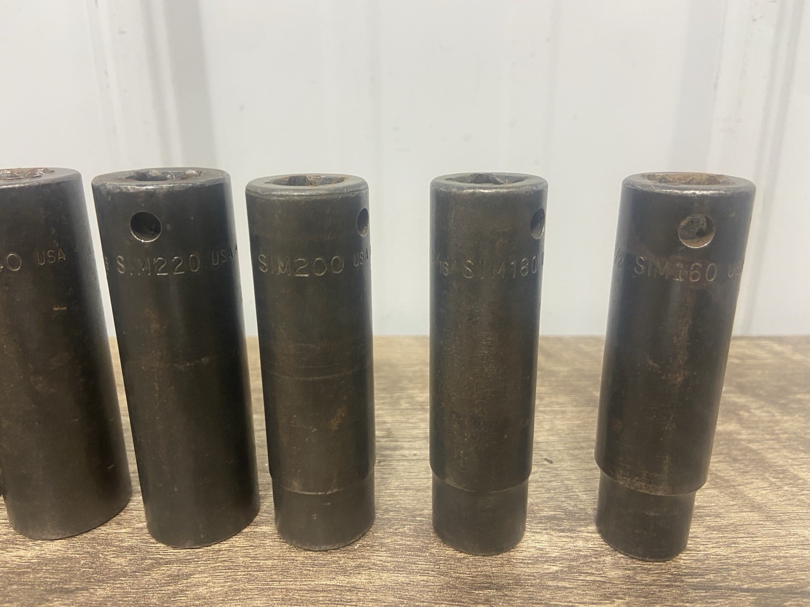 Snap-on SIM160 1/2″- SIM320 1″ Deep Impact 9pc SAE Socket Set 1/2″ Drive 6 pt