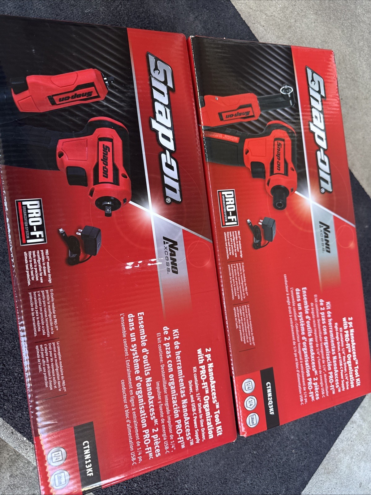 For SNAP ON Tools 4pc NanoAxcess Tool Kit Both Sets CTNN2Q3kF/CTNN13KF New
