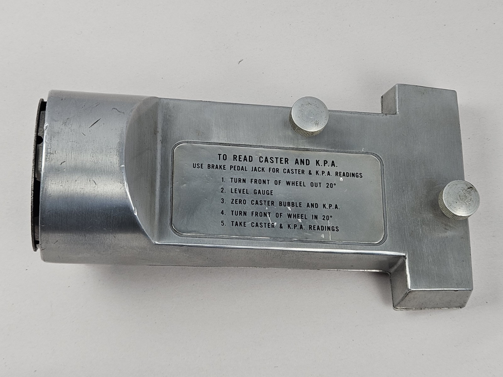 Snap-On Magnetic Caster Camber Alignment Gauges WA40 w/ Various Hub Adapters