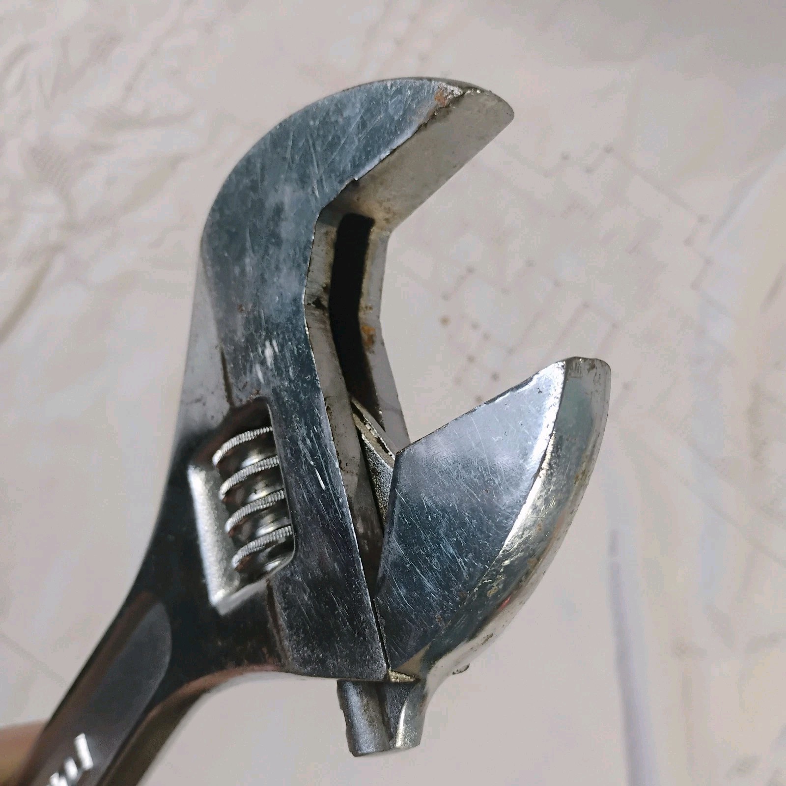 Sears 30877 15″ Inch Big Adjustable Crescent Wrench Chrome Alloy Made In Japan